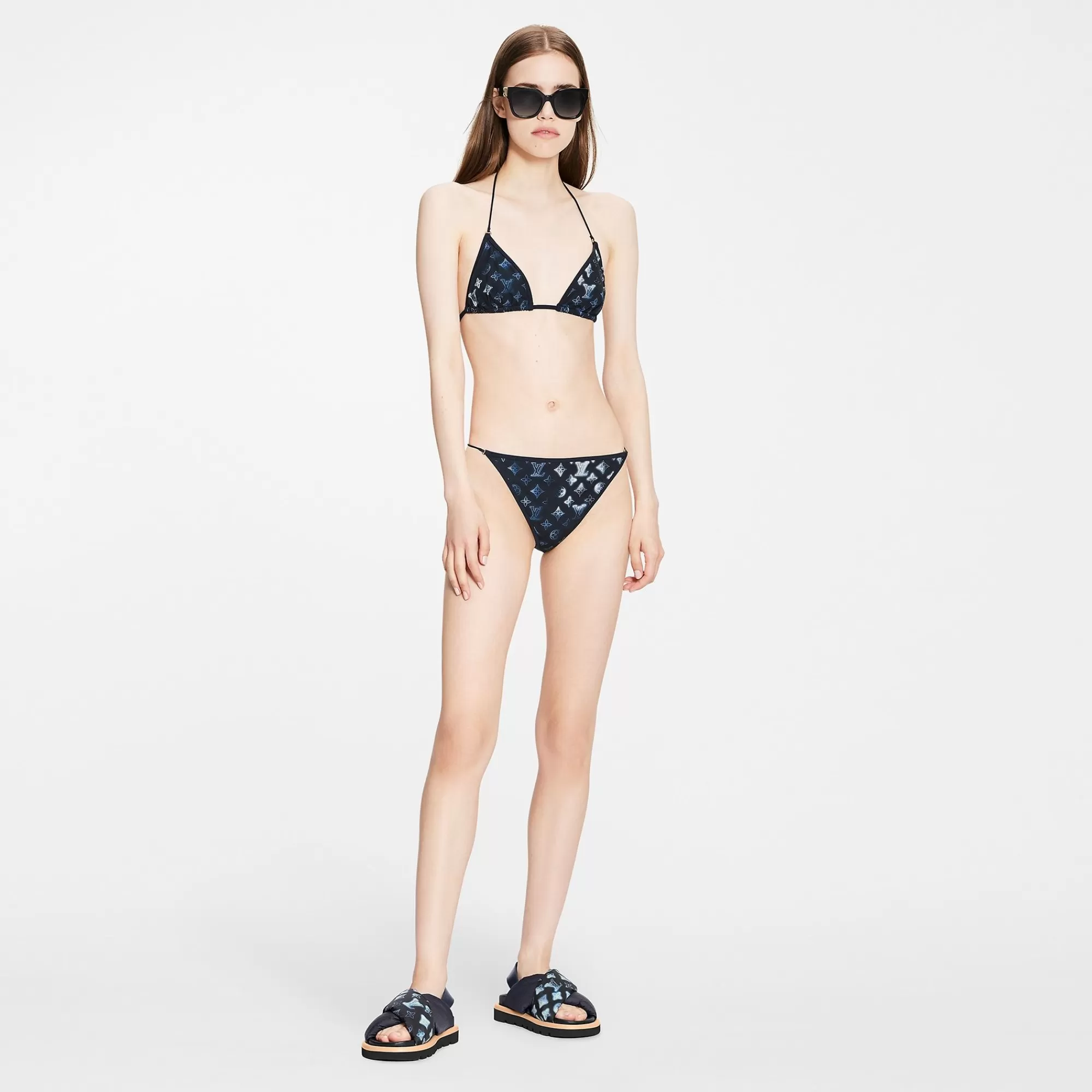 New Louis Vuitton Mahina Monogram Bikini Bottoms