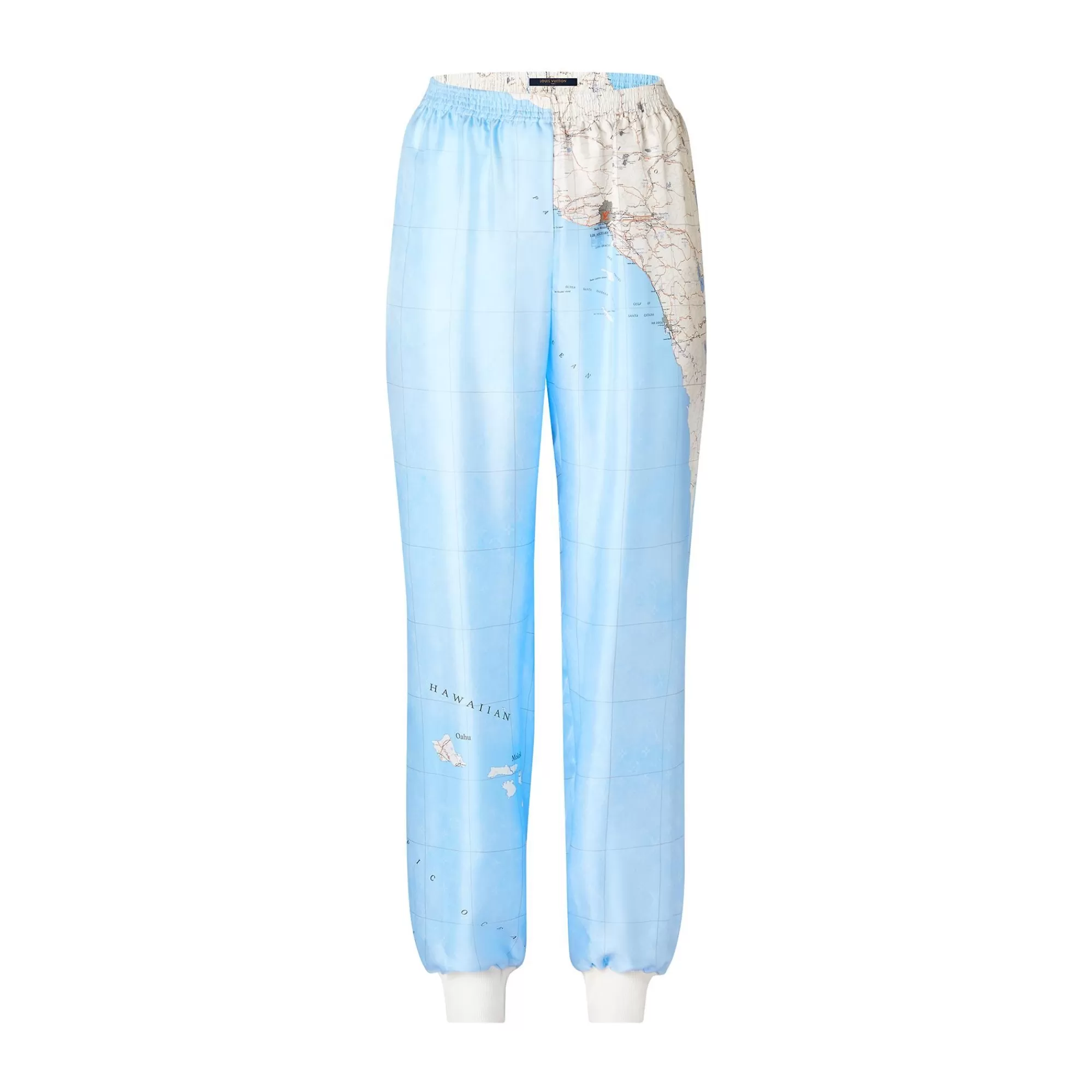Online Louis Vuitton Map Print Lounge Pants