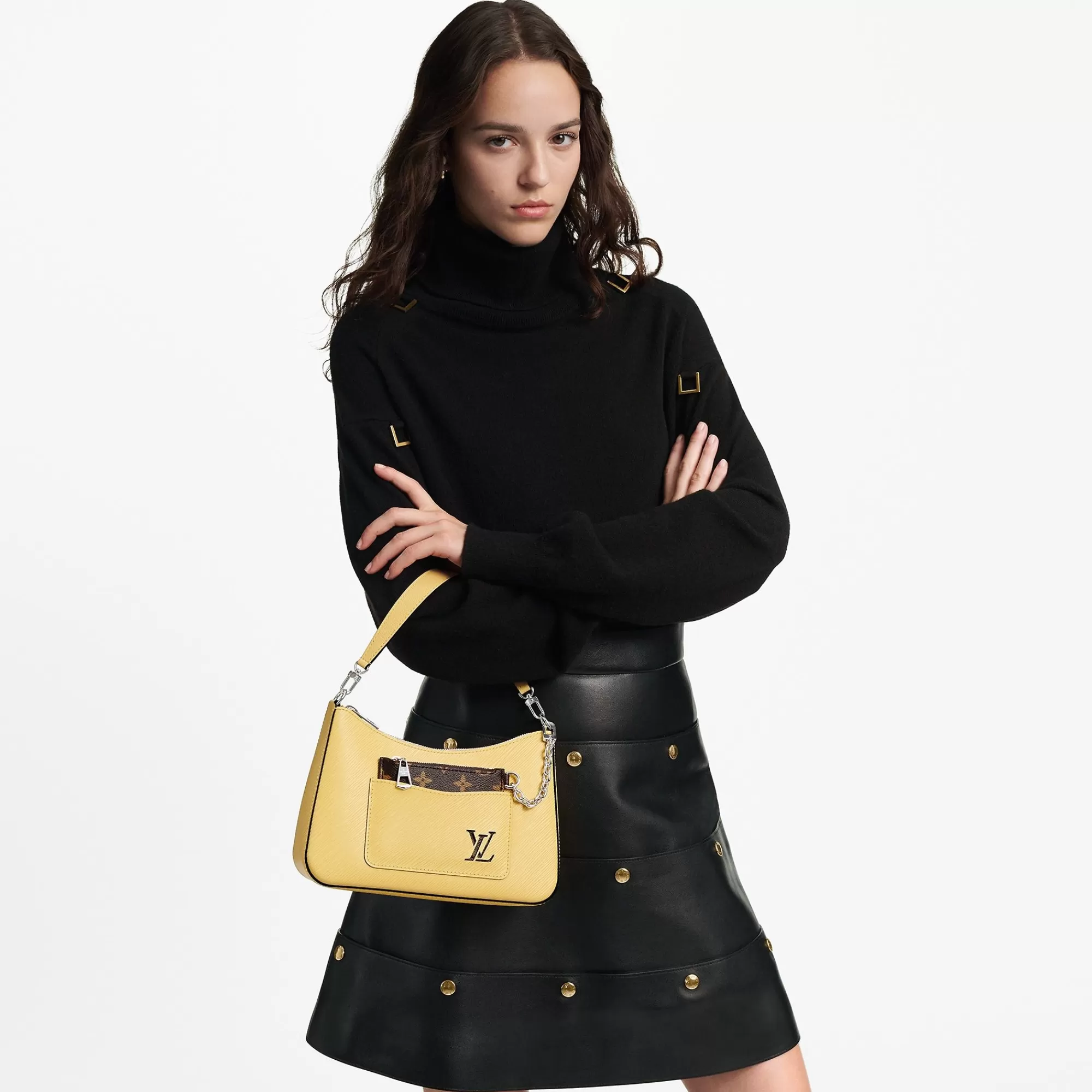 Discount Louis Vuitton Marelle Jaune Plume
