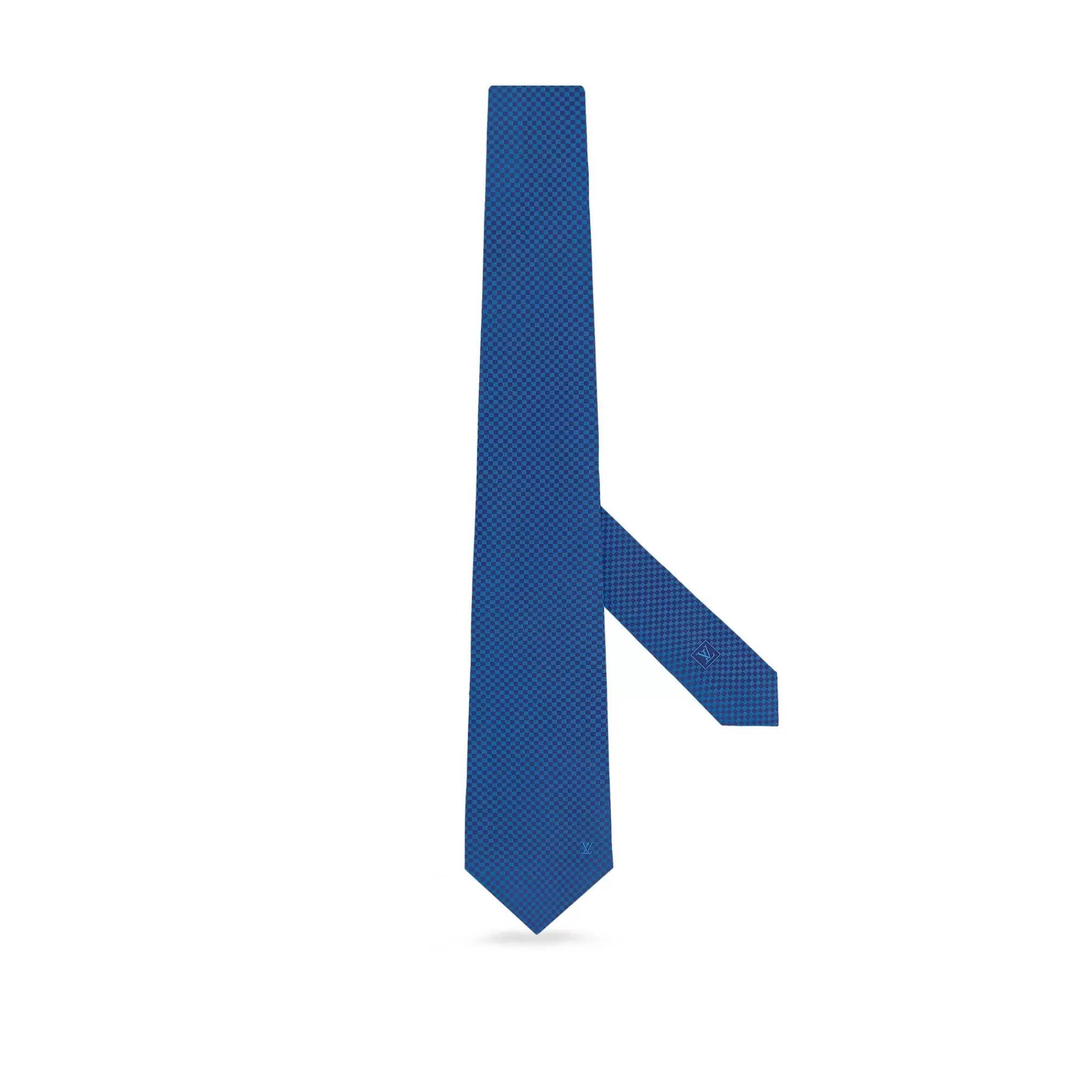 Best Louis Vuitton Micro Damier Tie Bluebonnet