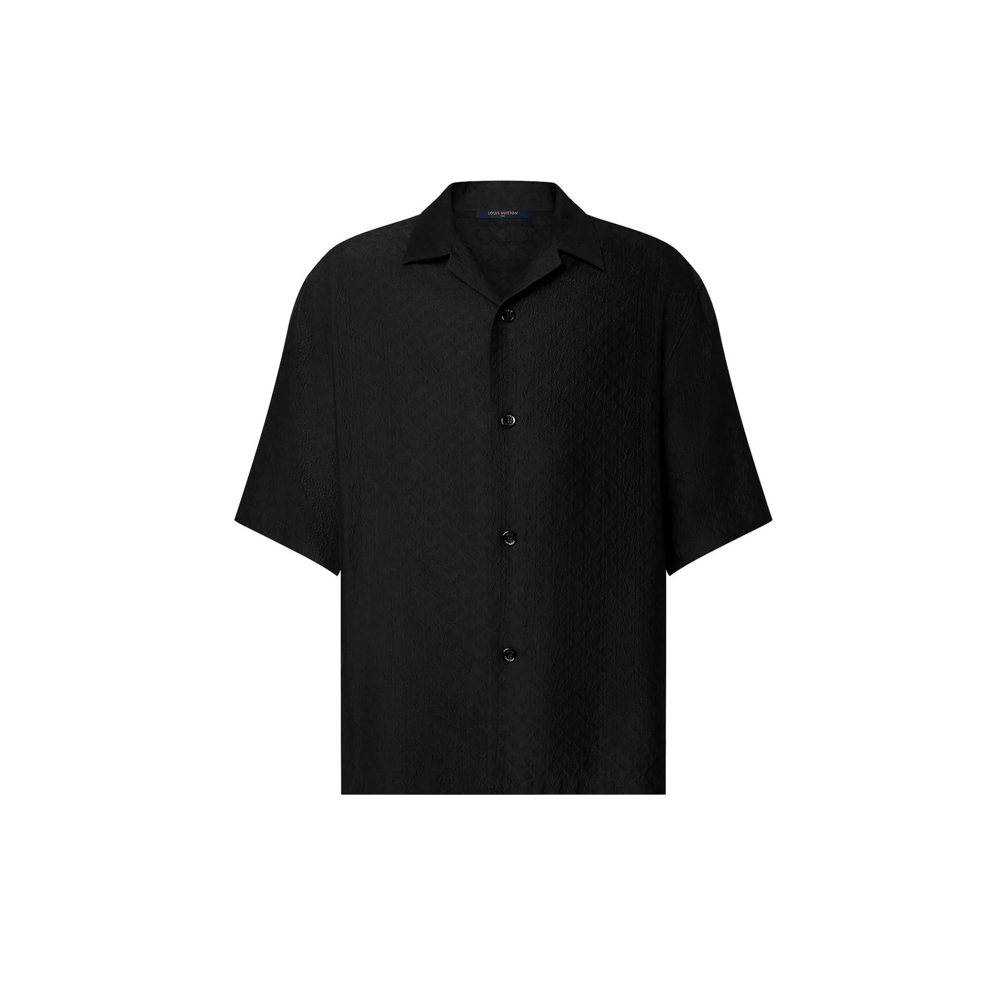Cheap Louis Vuitton Mini Monogram Silk Blend Short-Sleeved Shirt