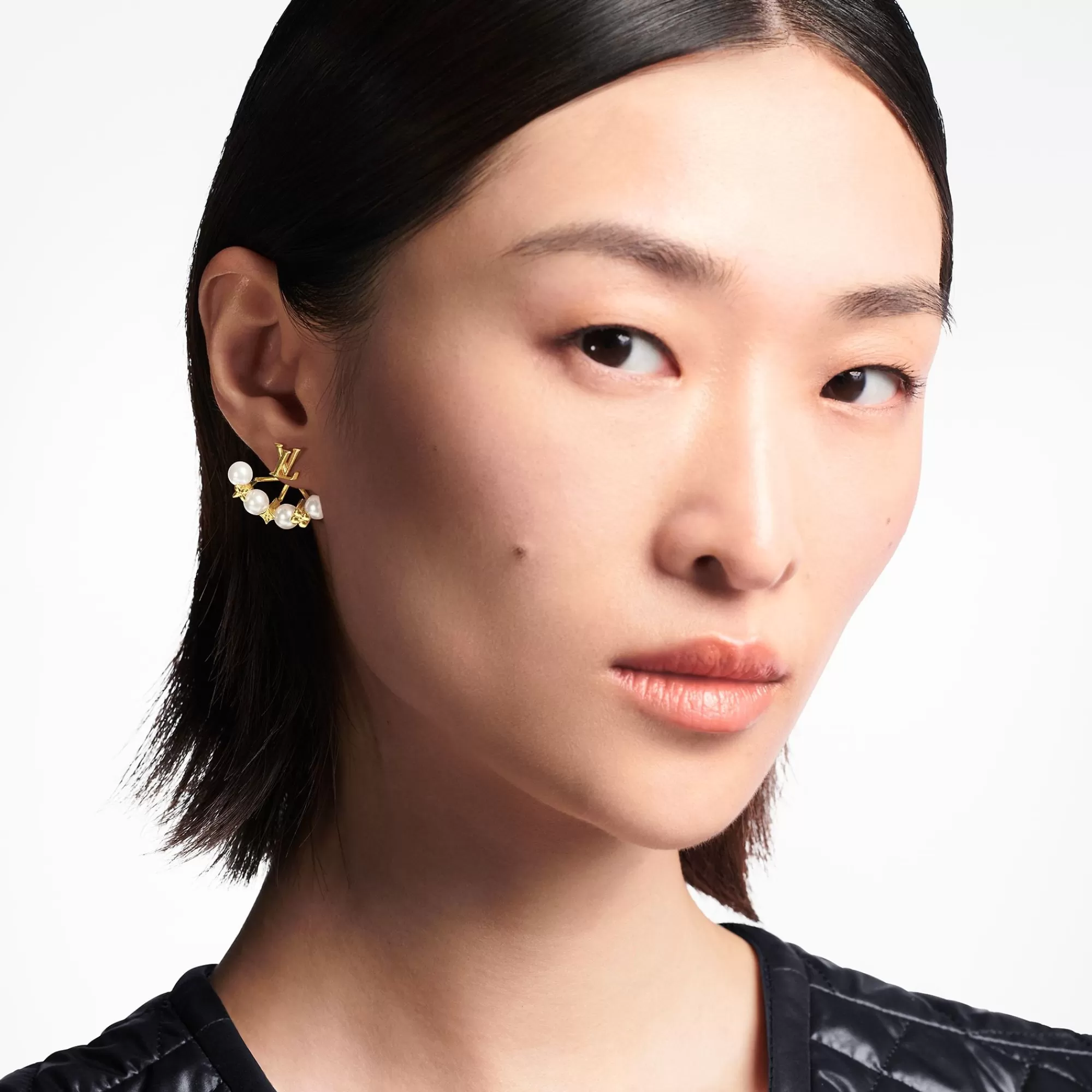 Store Louis Vuitton Minigram Pearls Earrings