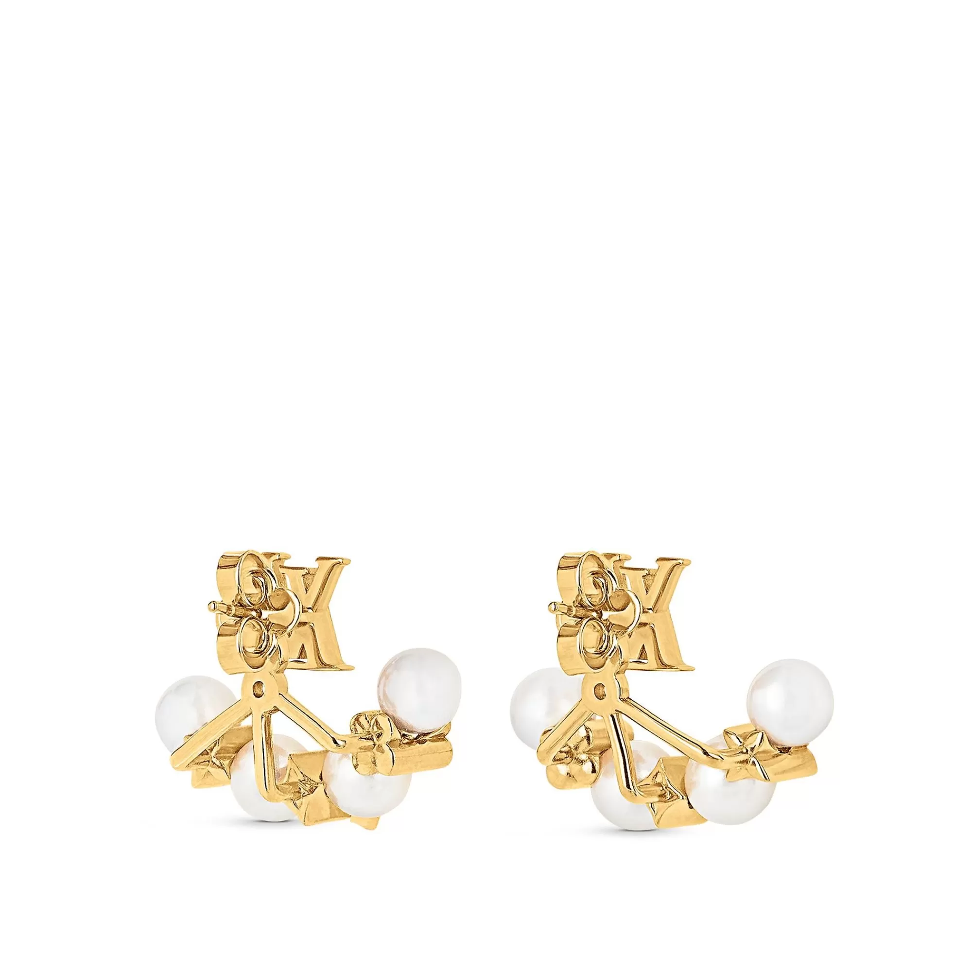 Store Louis Vuitton Minigram Pearls Earrings