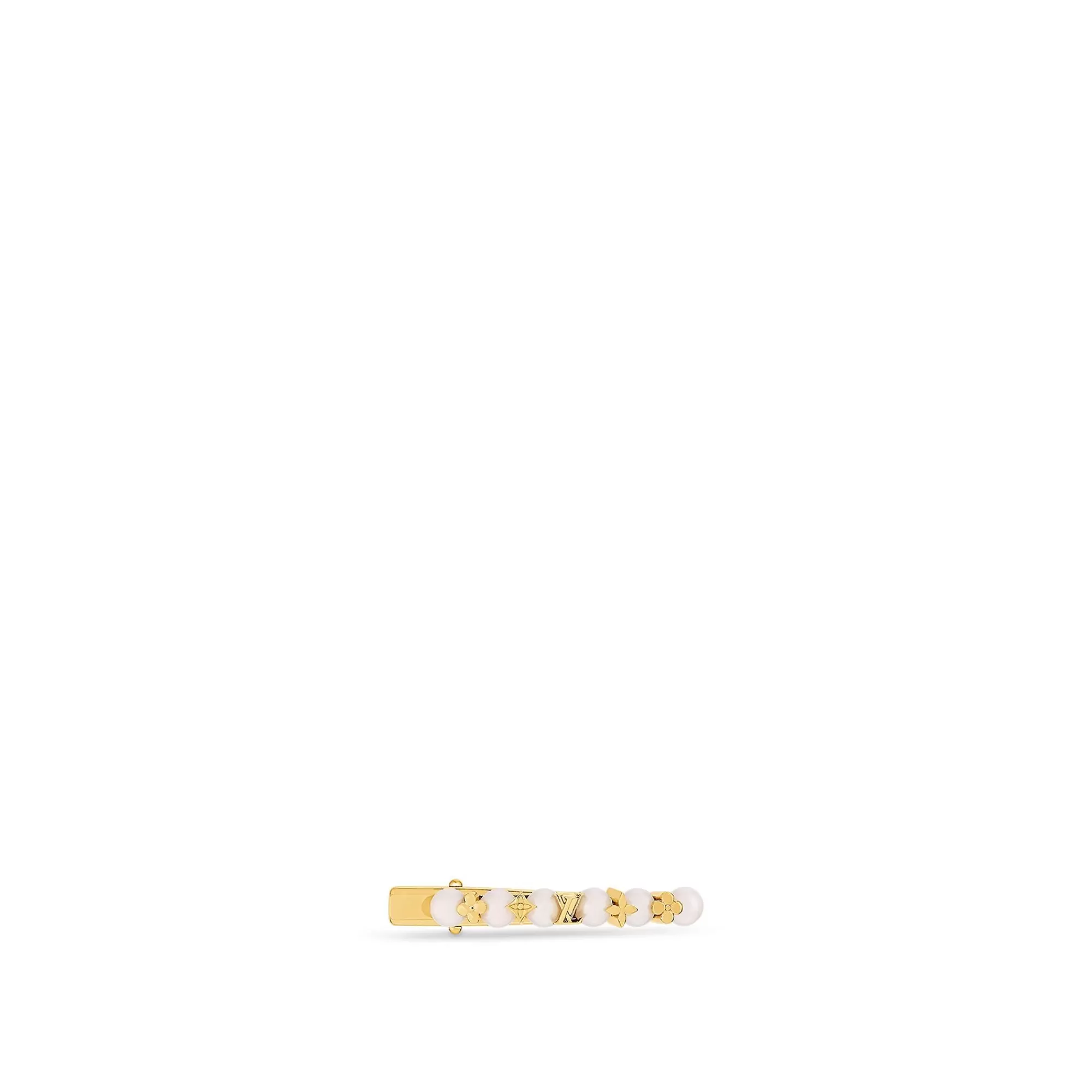 Flash Sale Louis Vuitton Minigram Pearls Hairclip