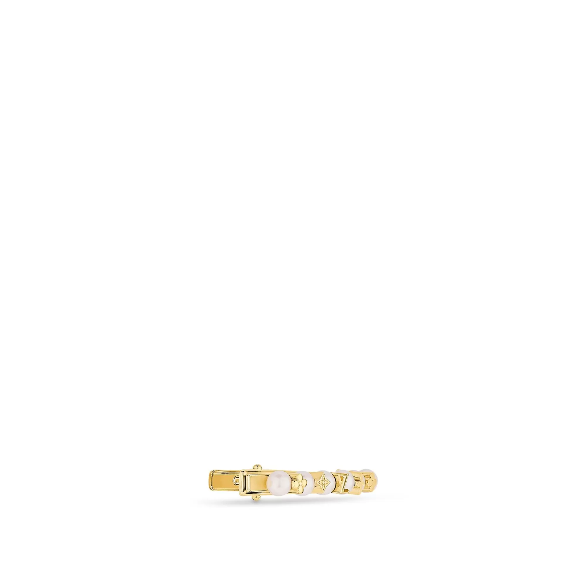 Flash Sale Louis Vuitton Minigram Pearls Hairclip