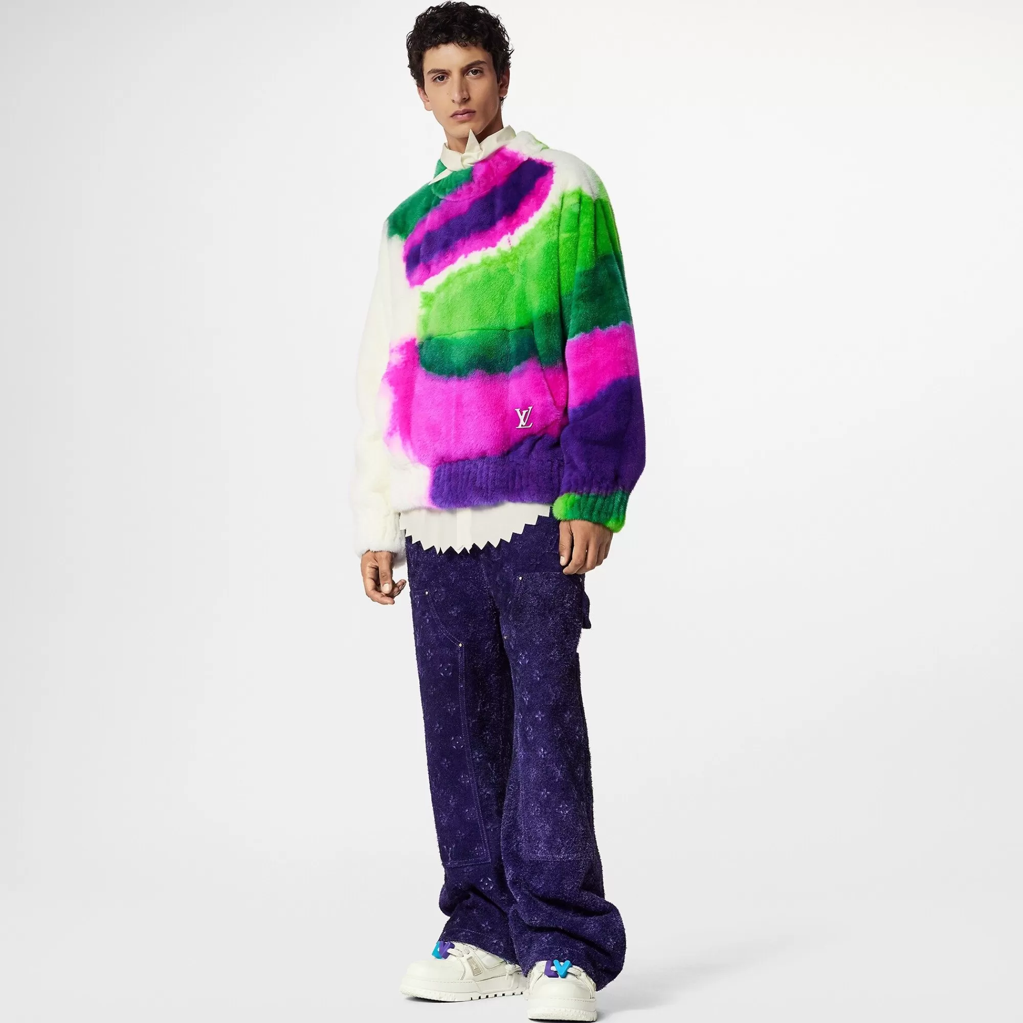 Best Louis Vuitton Mink Fur Crewneck