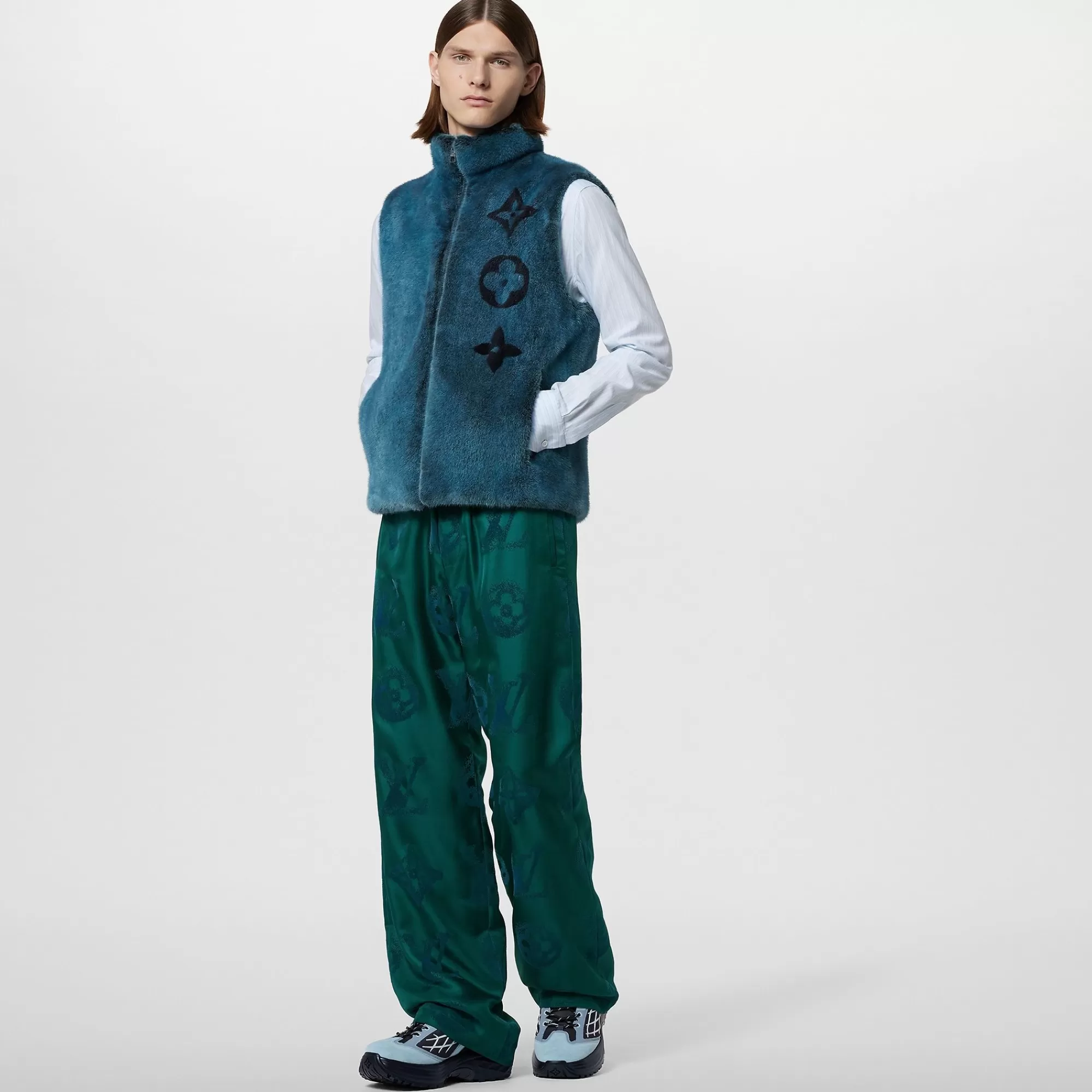 Fashion Louis Vuitton Mink Gilet