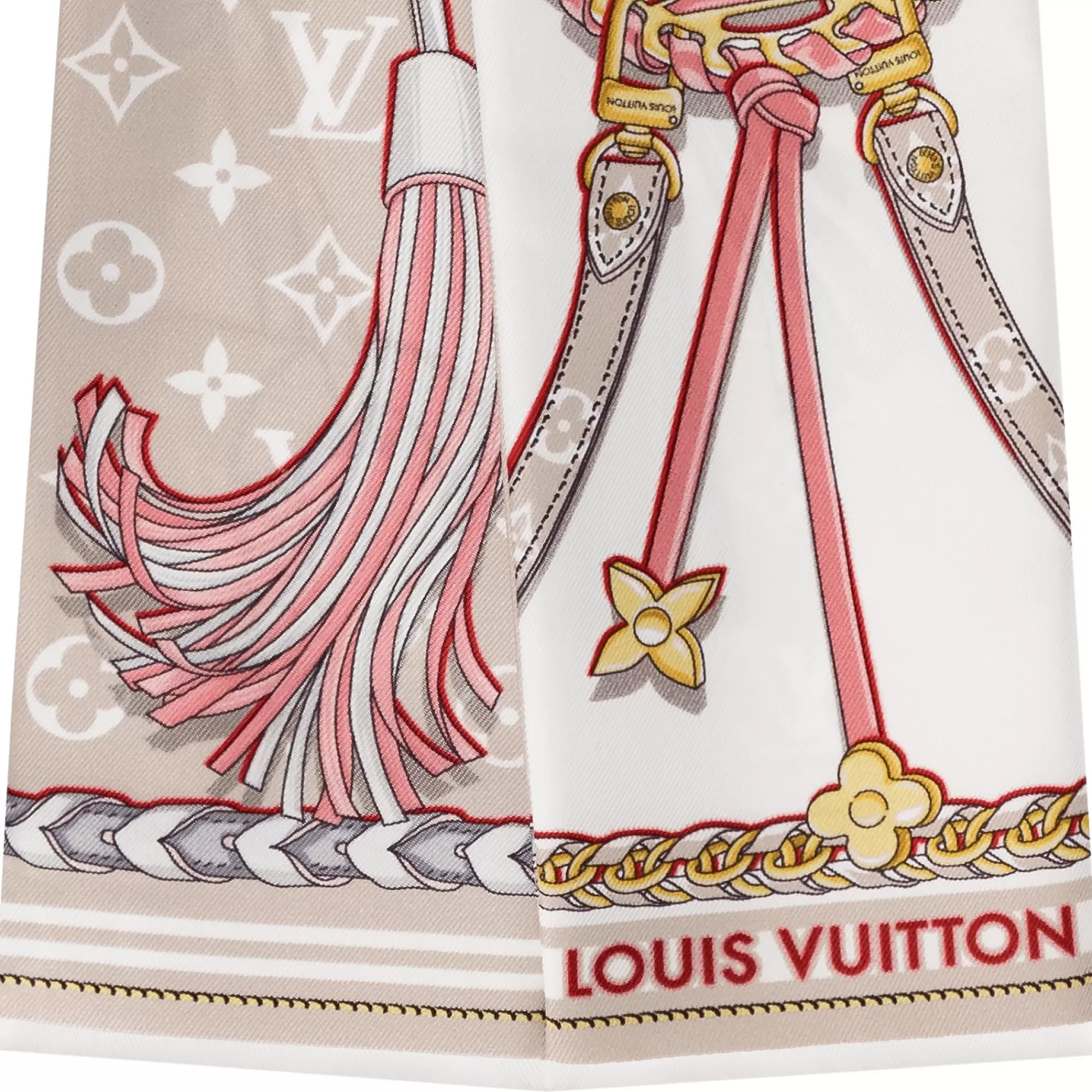 Fashion Louis Vuitton Mix And Straps Bandeau Beige