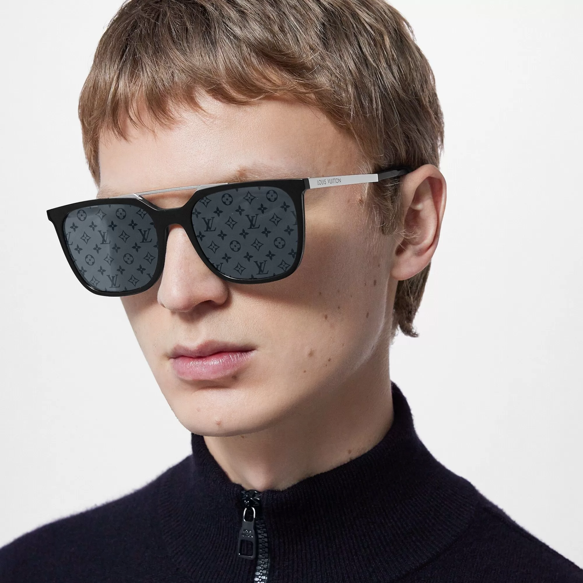 Fashion Louis Vuitton Mix It Up Square Sunglasses Black