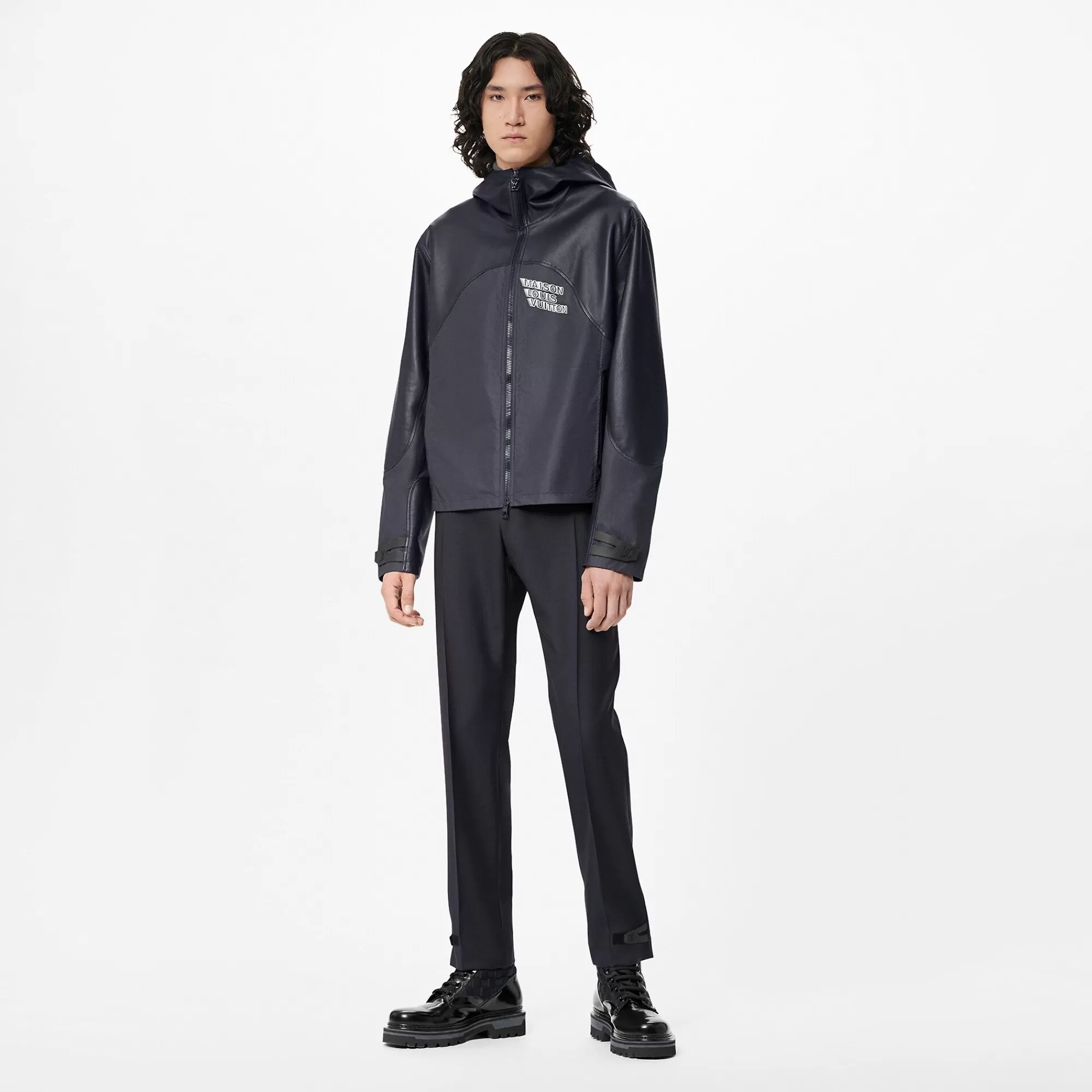 Clearance Louis Vuitton Mixed Leather Blouson
