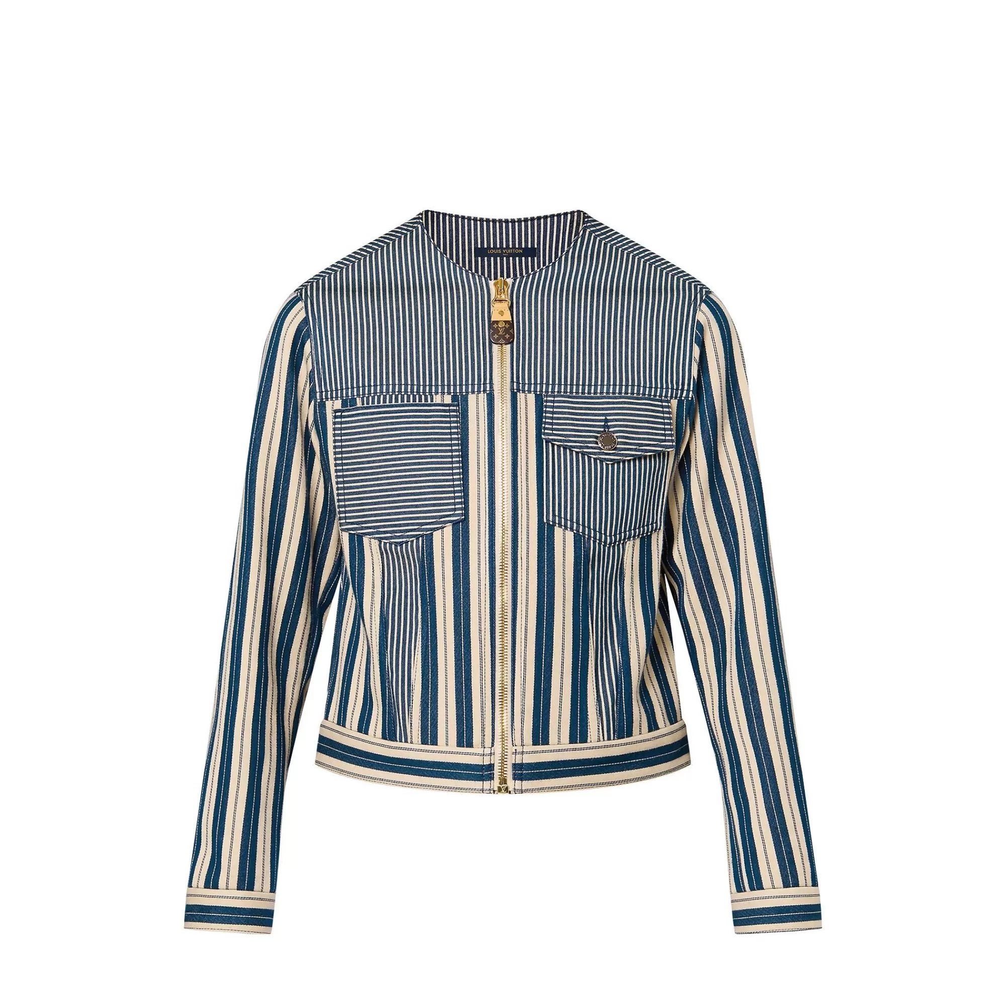 Best Louis Vuitton Mixed Stripes Utility Jacket