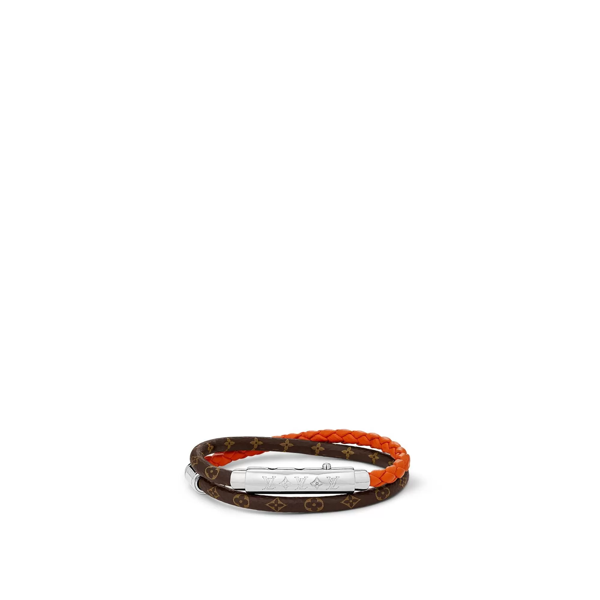 Cheap Louis Vuitton Mng Double Spin Bracelet Brown