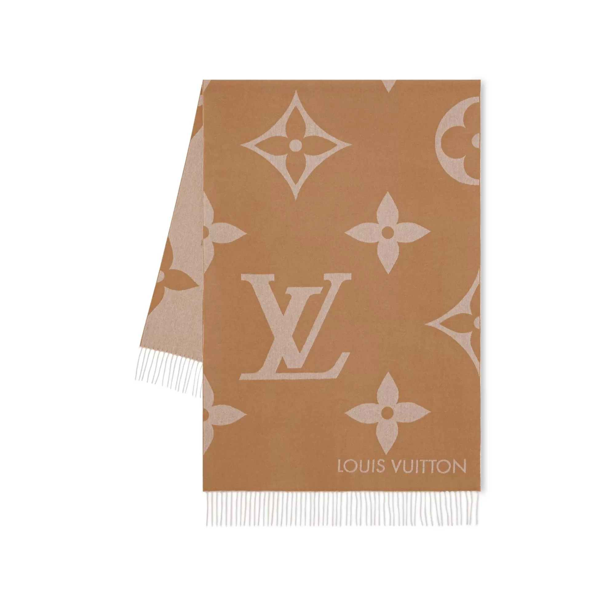 Cheap Louis Vuitton Mng Giant Scarf Hazelnut