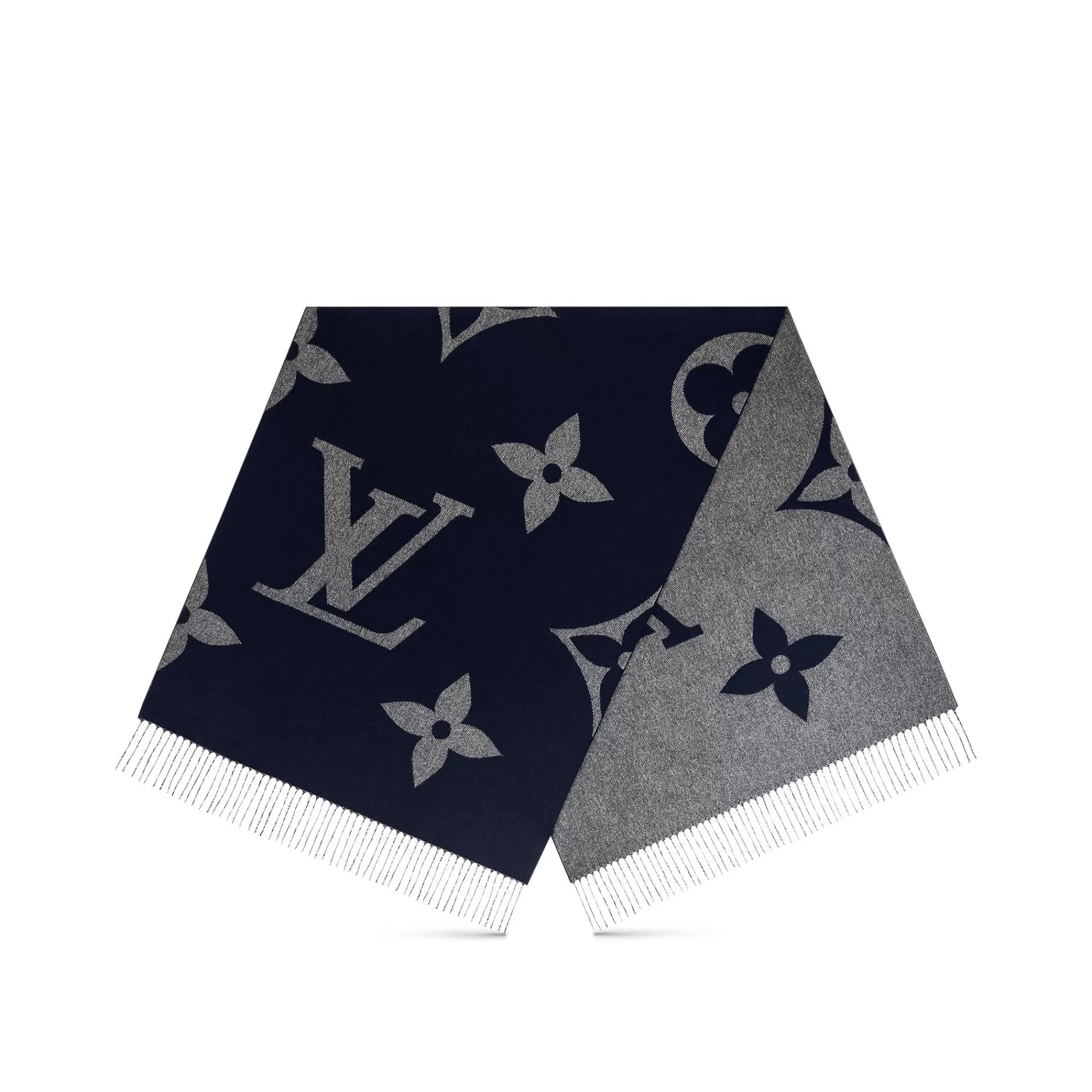 Sale Louis Vuitton Mng Giant Scarf Navy