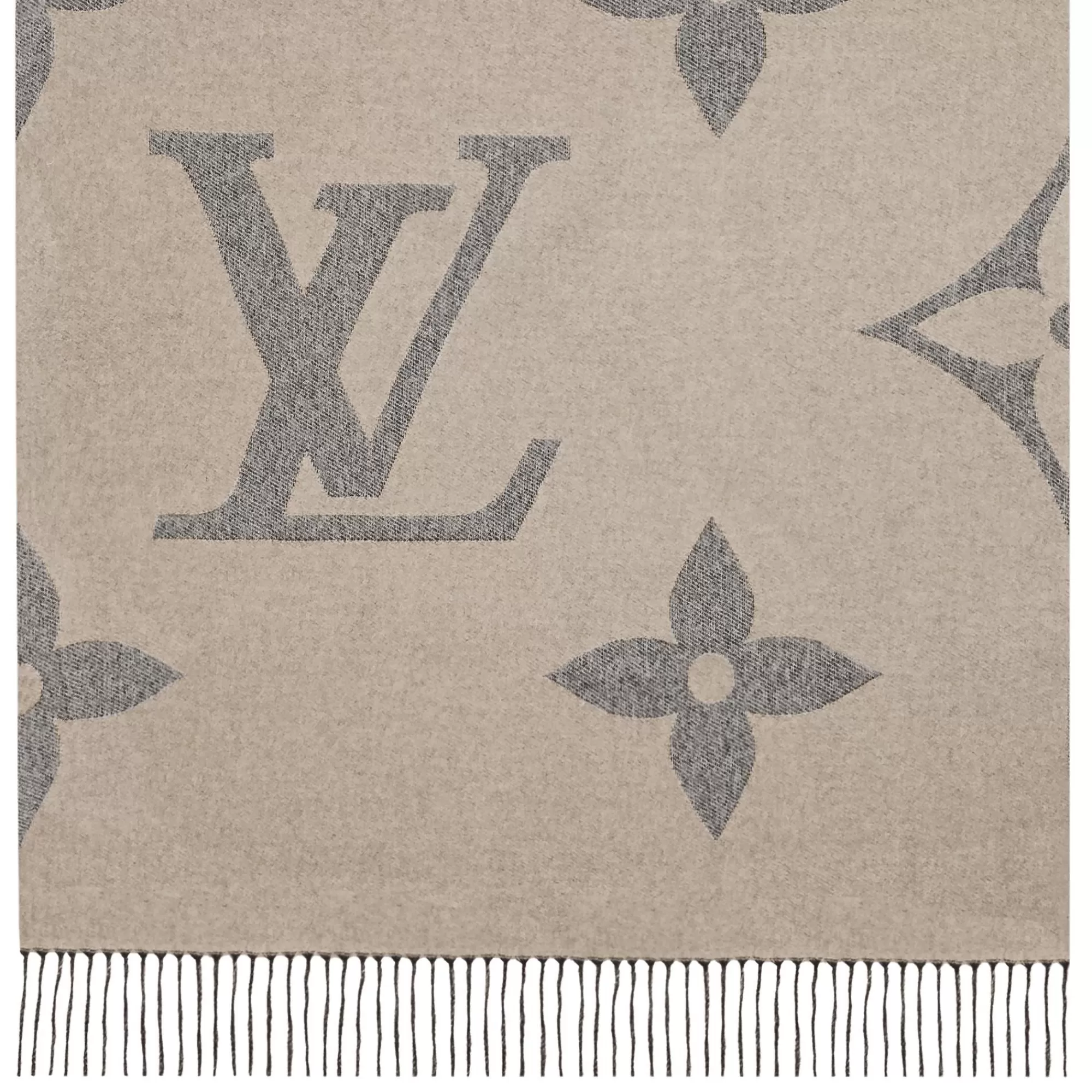 Flash Sale Louis Vuitton Mng Giant Scarf Light Grey