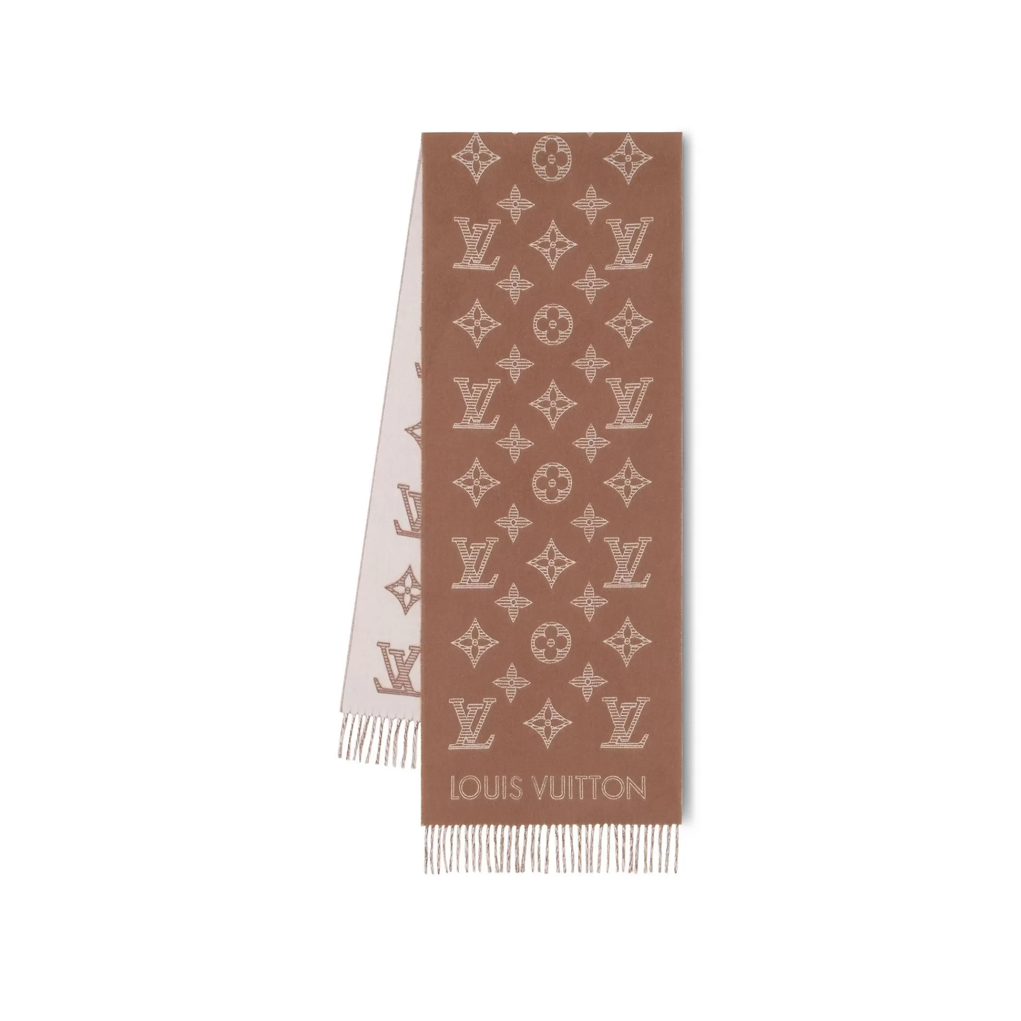 Online Louis Vuitton Mng Shadow Scarf Hazelnut
