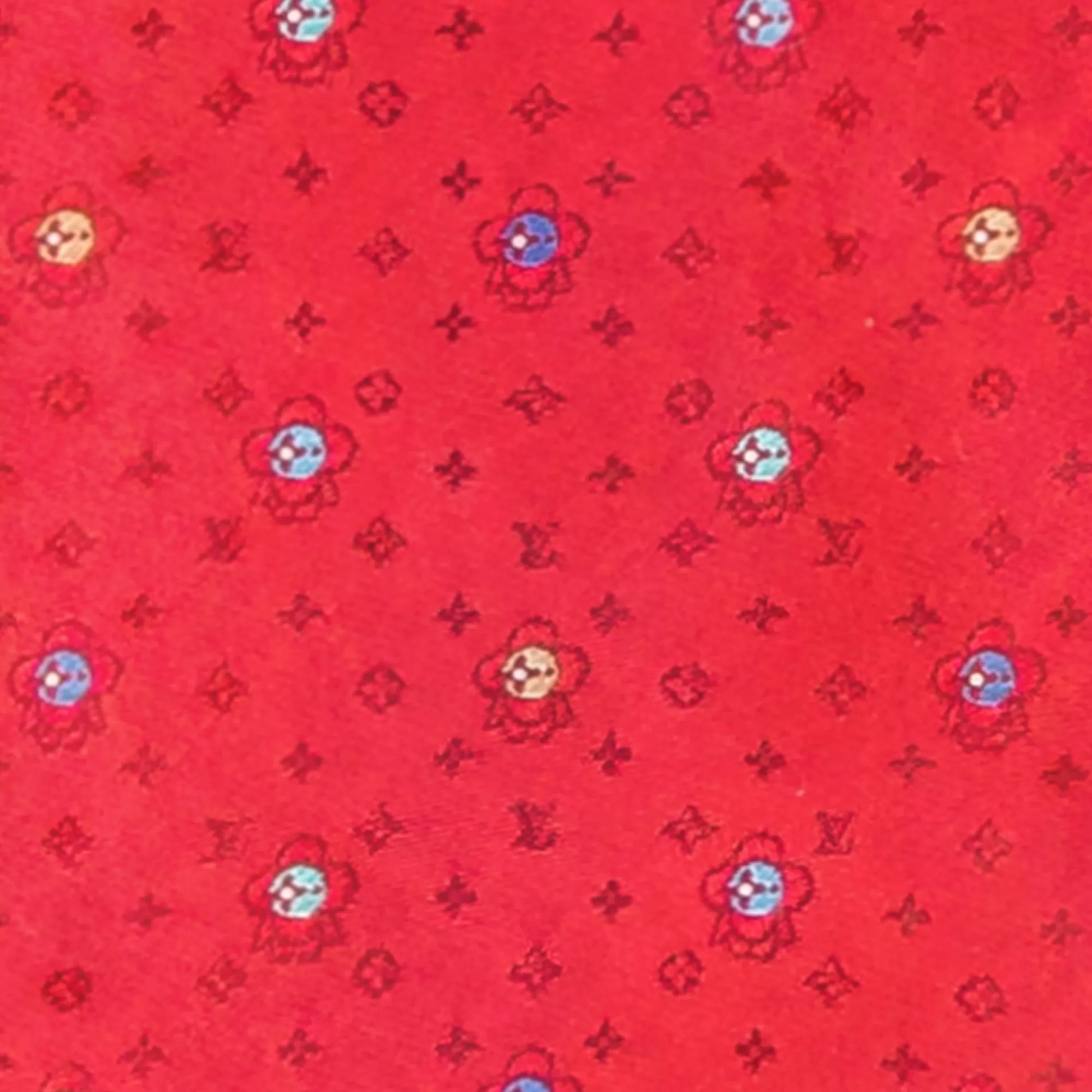 Best Louis Vuitton Mng Vivienne Dots Tie Red