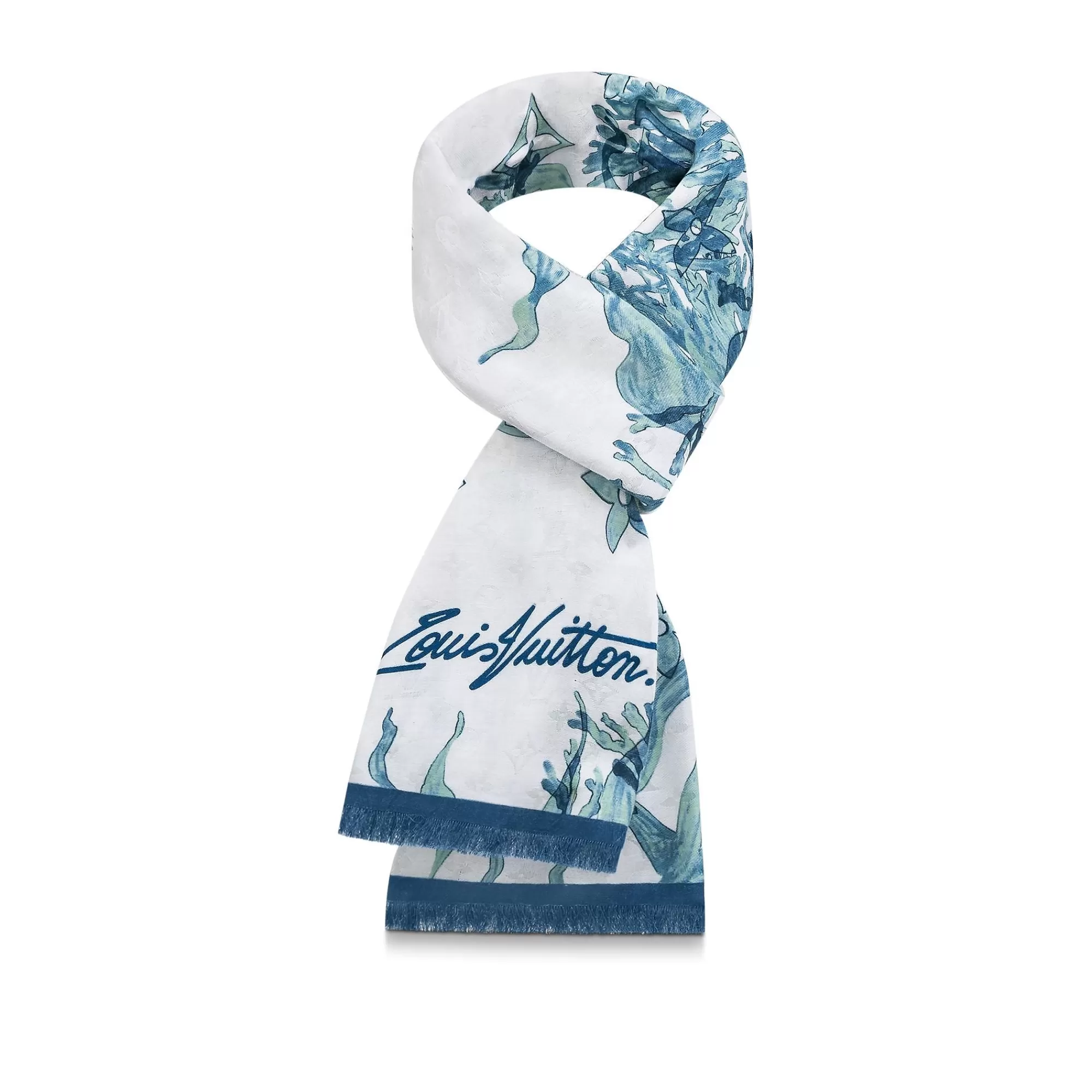 Outlet Louis Vuitton Monogram Aquagarden Stole