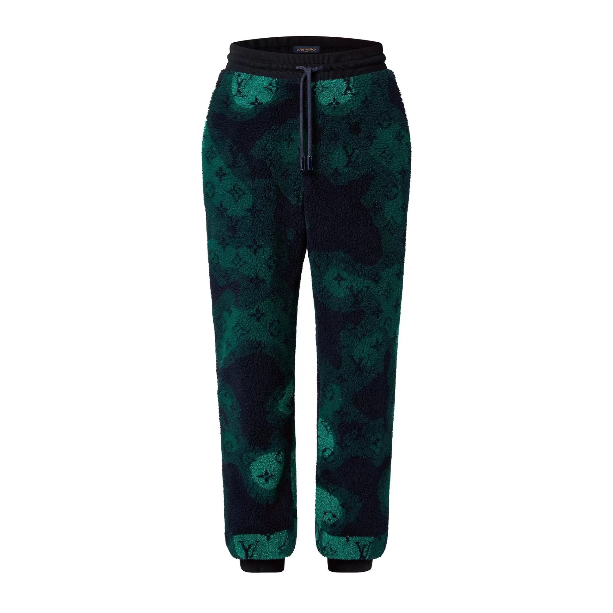 Clearance Louis Vuitton Monogram Camo Fleece Jogpants