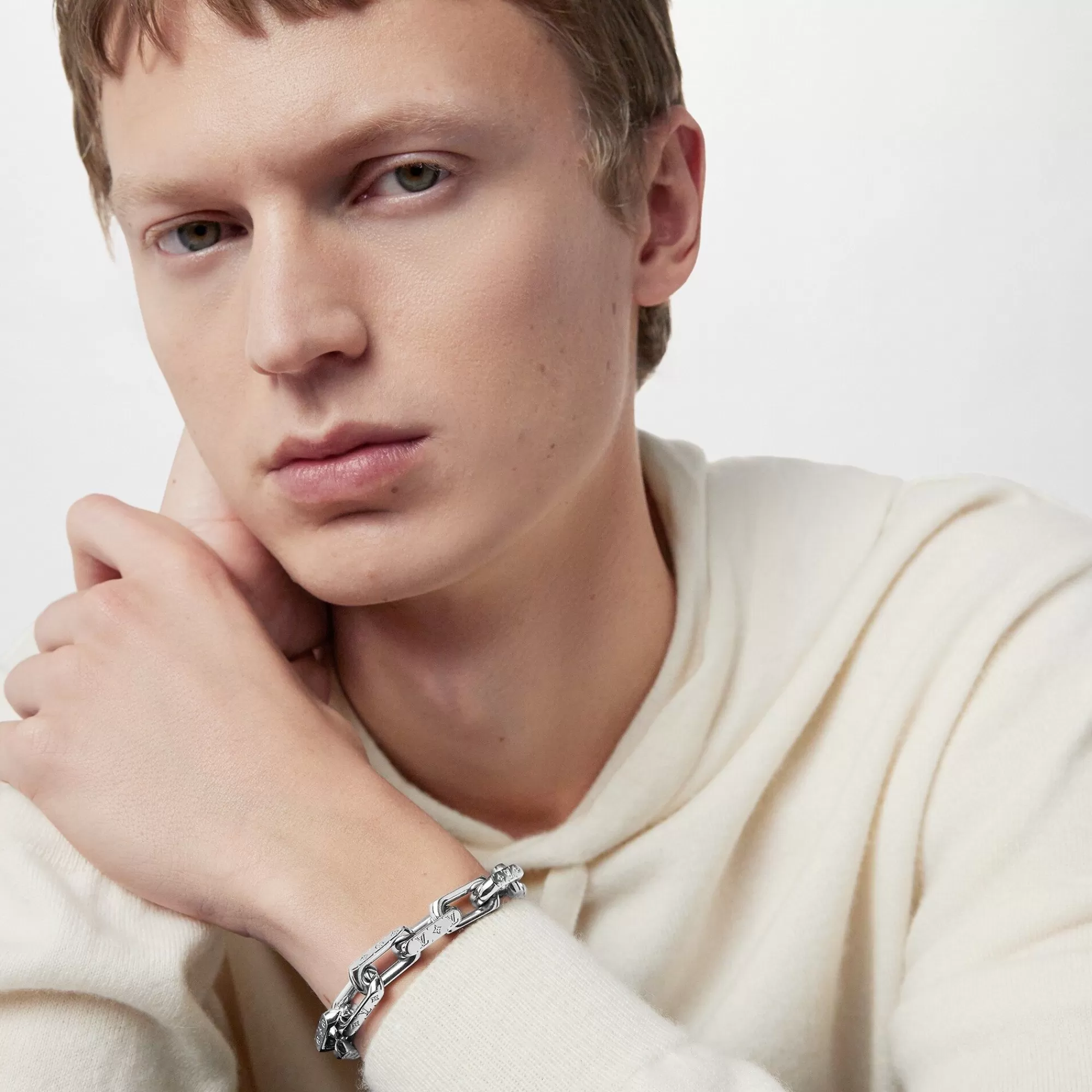 Clearance Louis Vuitton Monogram Chain Bracelet