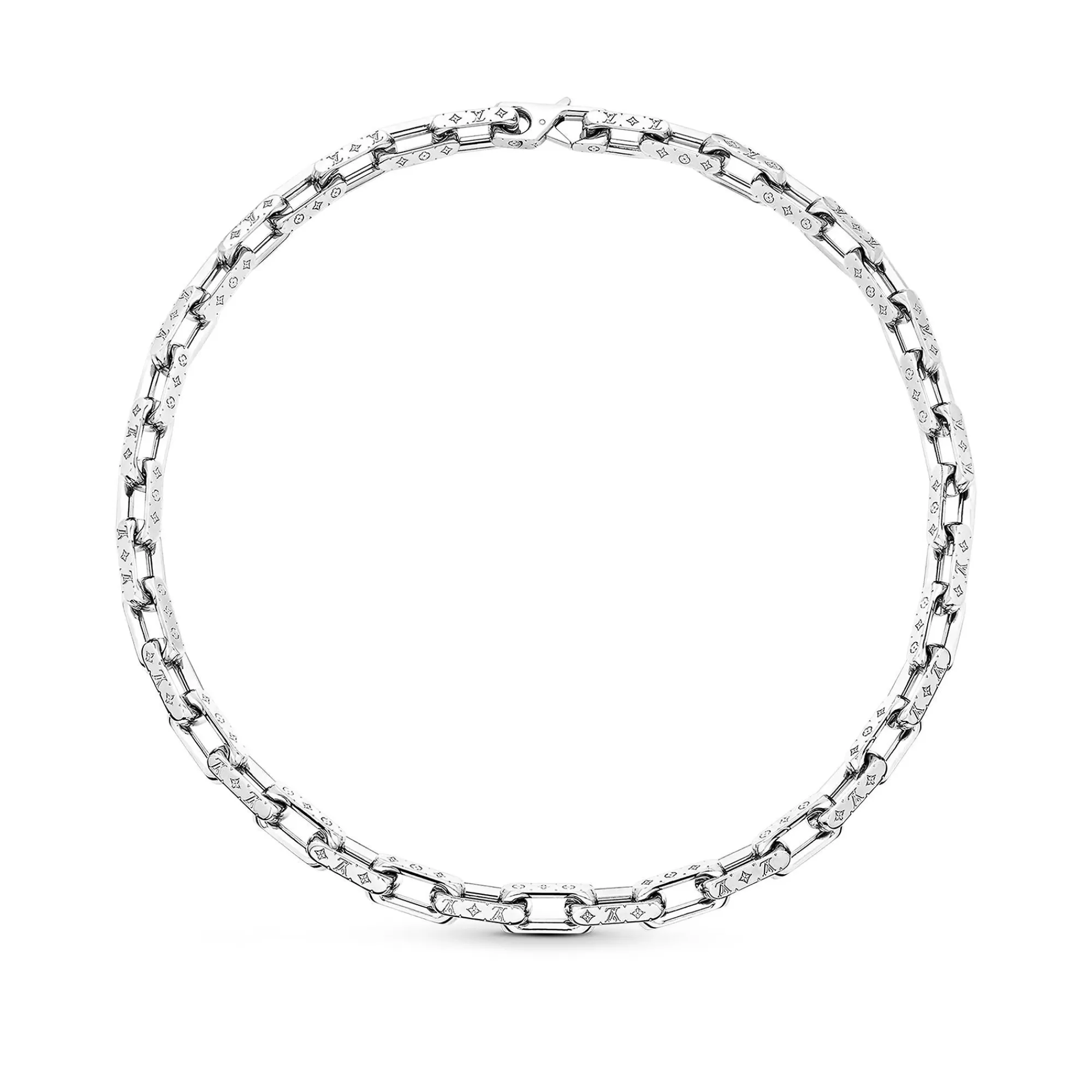 Sale Louis Vuitton Monogram Chain Necklace