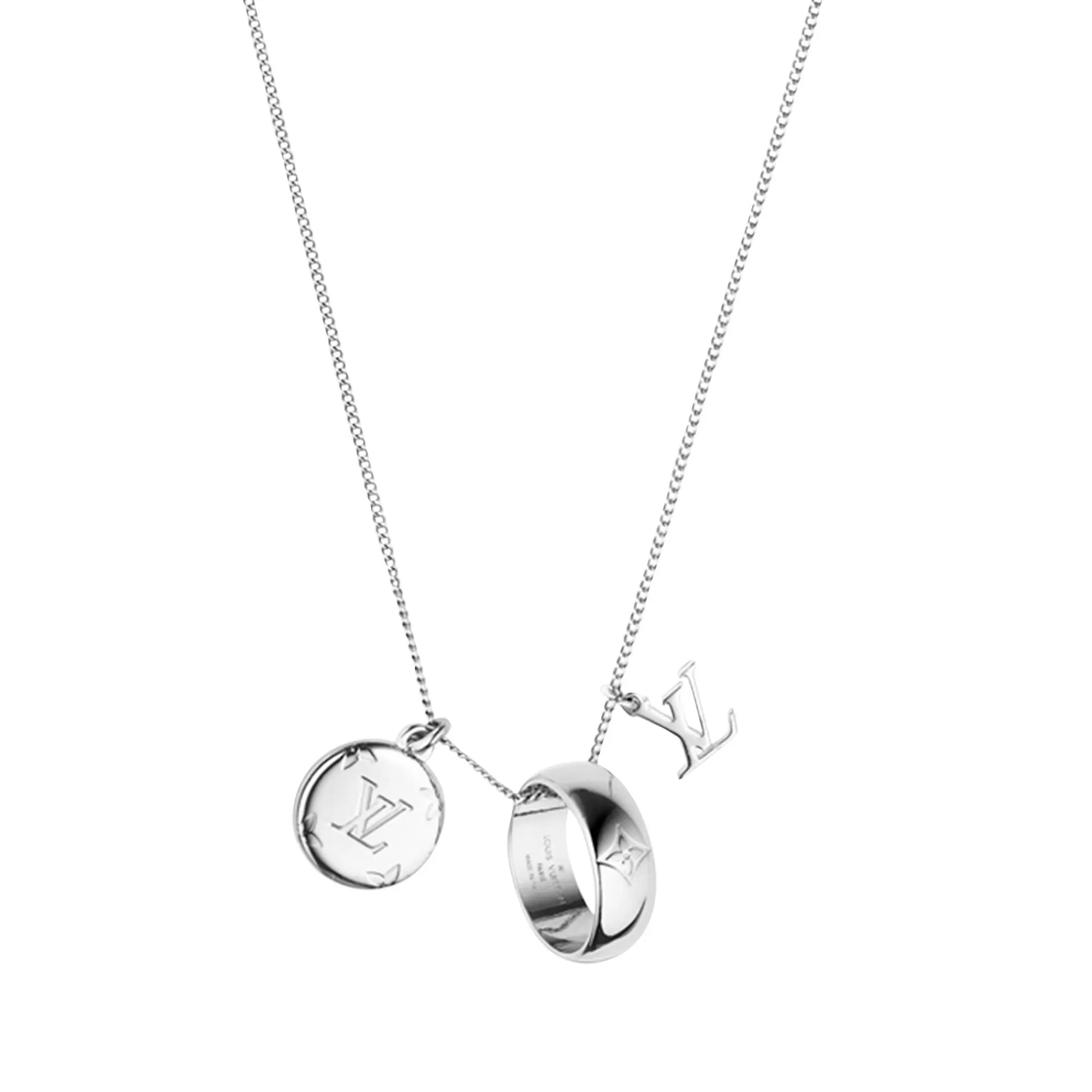 Cheap Louis Vuitton Monogram Charms Necklace