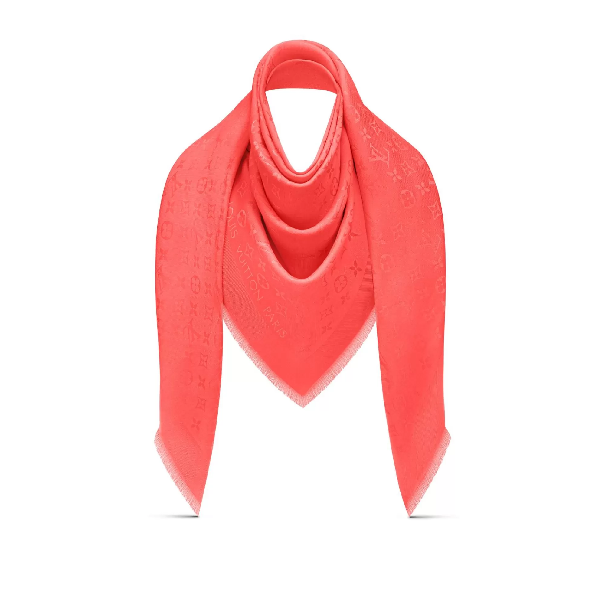 Outlet Louis Vuitton Monogram Classic Shawl Sugar Pink Poppy