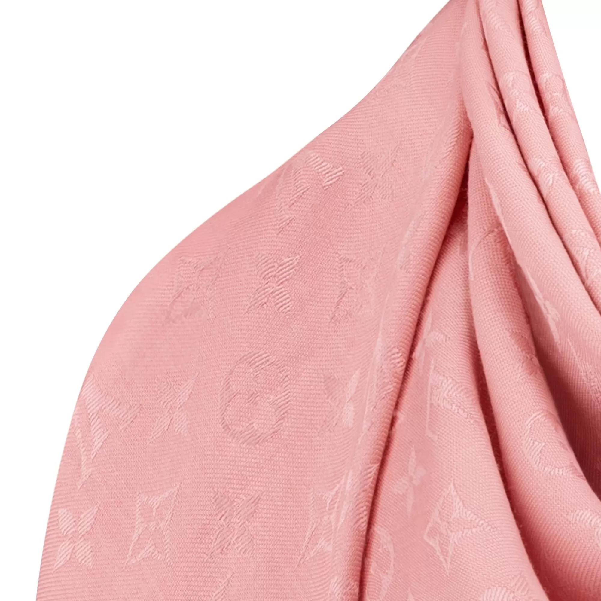 Fashion Louis Vuitton Monogram Classic Shawl Light Pink
