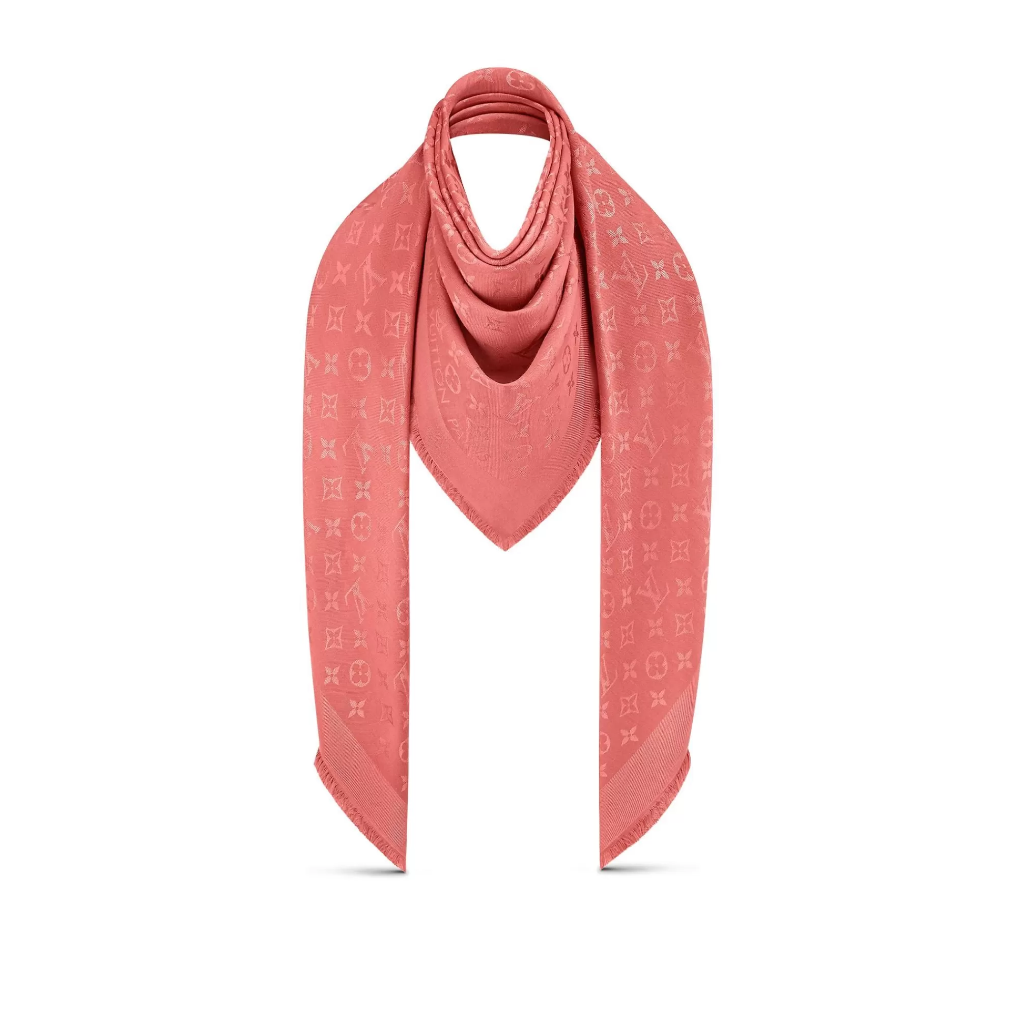 Best Sale Louis Vuitton Monogram Classic Shawl Terracotta