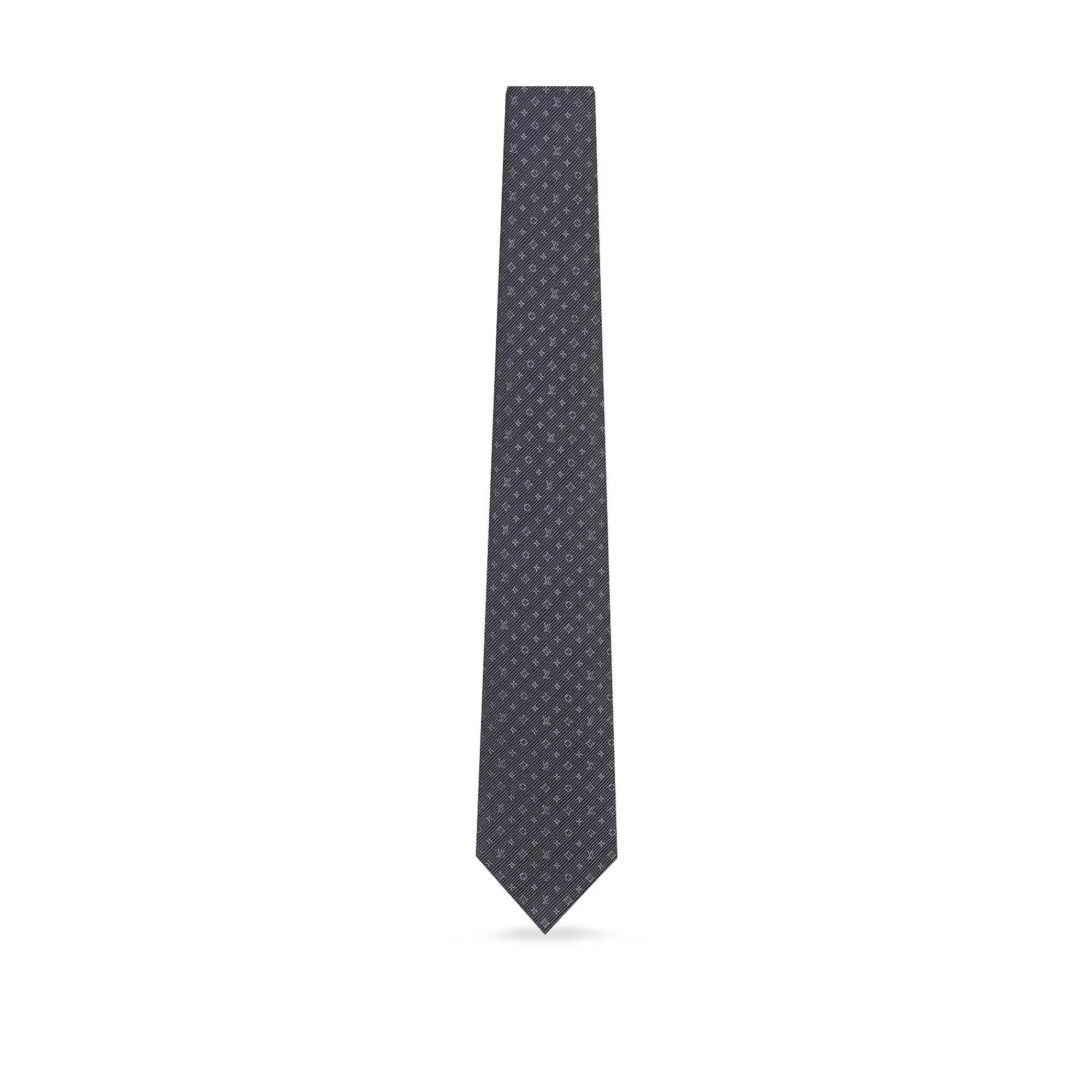 Best Louis Vuitton Monogram Classic Tie Grey