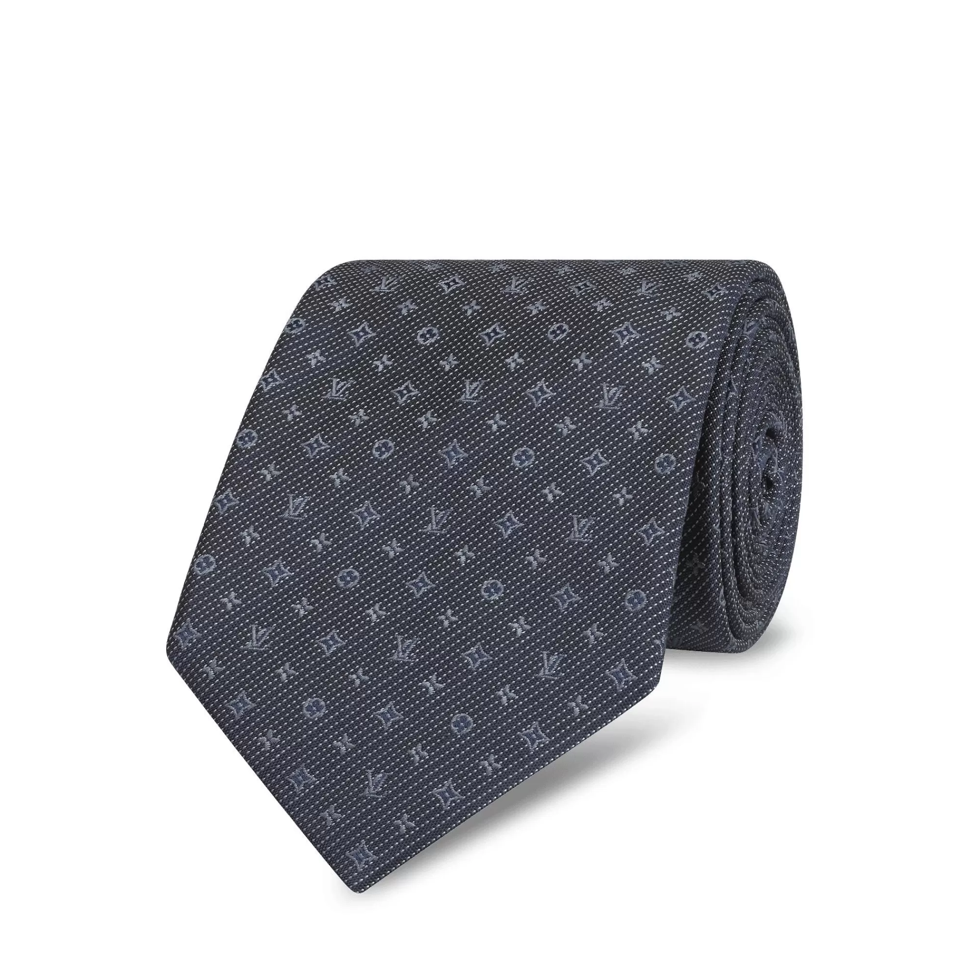 Best Louis Vuitton Monogram Classic Tie Grey