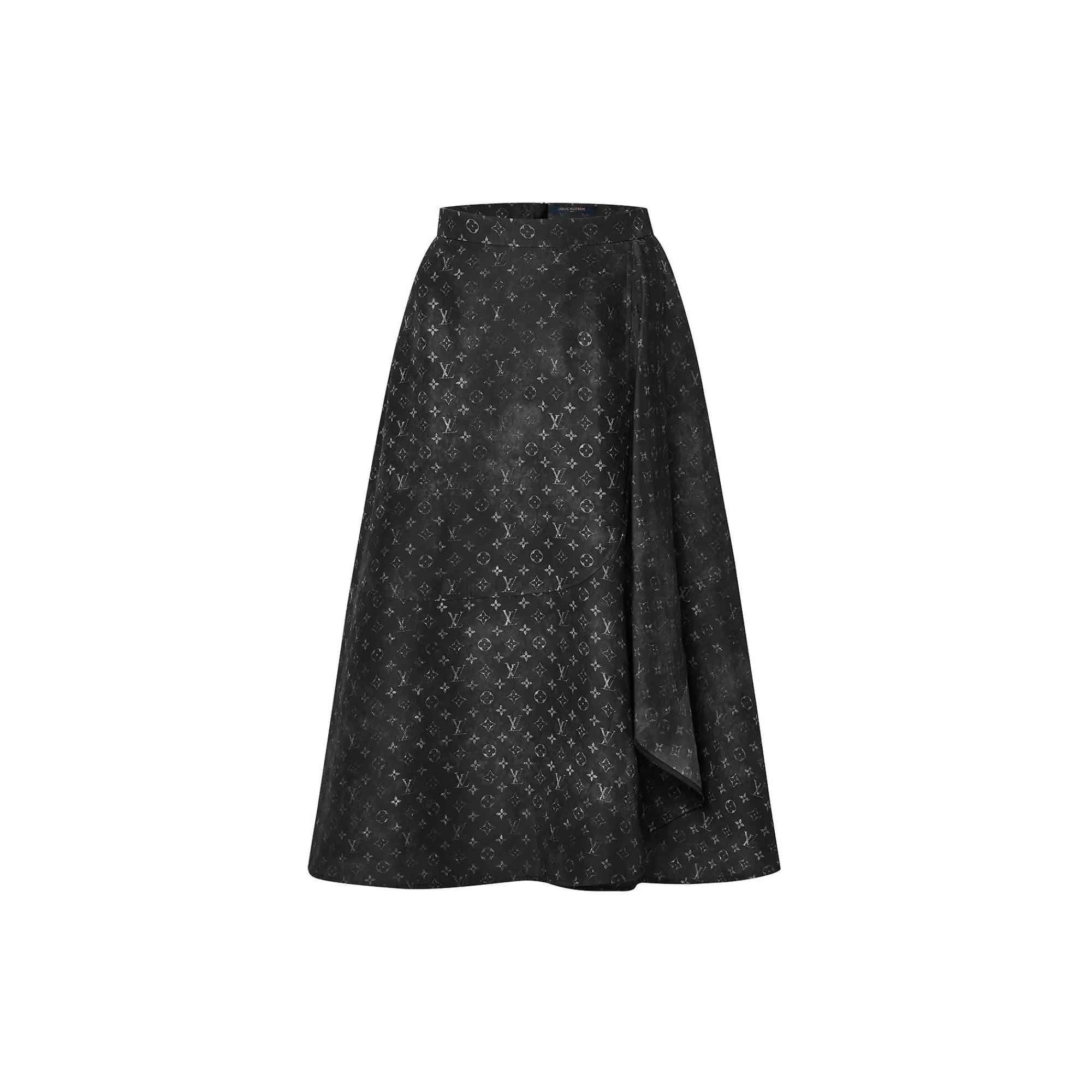 Discount Louis Vuitton Monogram Cloud Pleat Detail Skirt