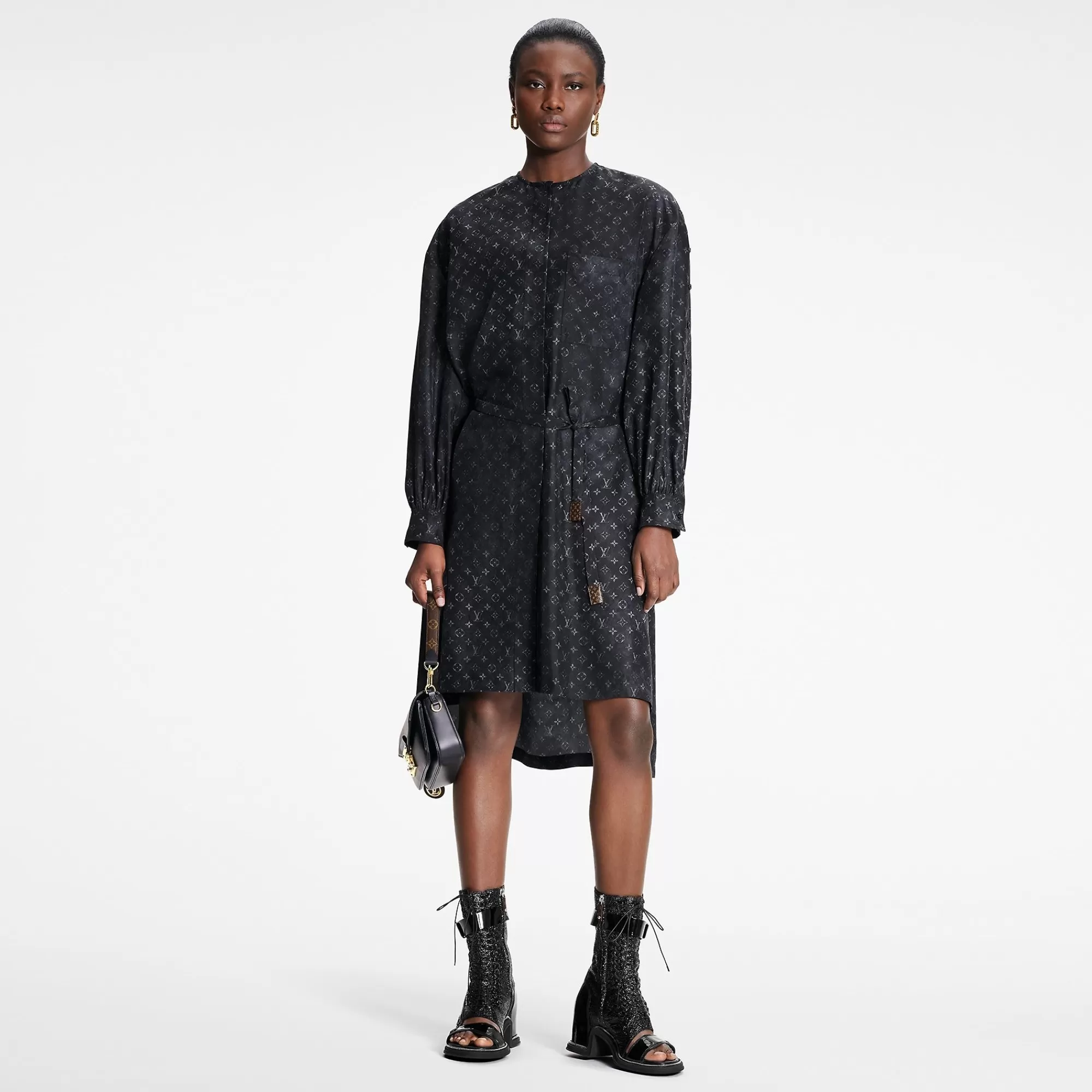 Cheap Louis Vuitton Monogram Cloud Shirt Dress