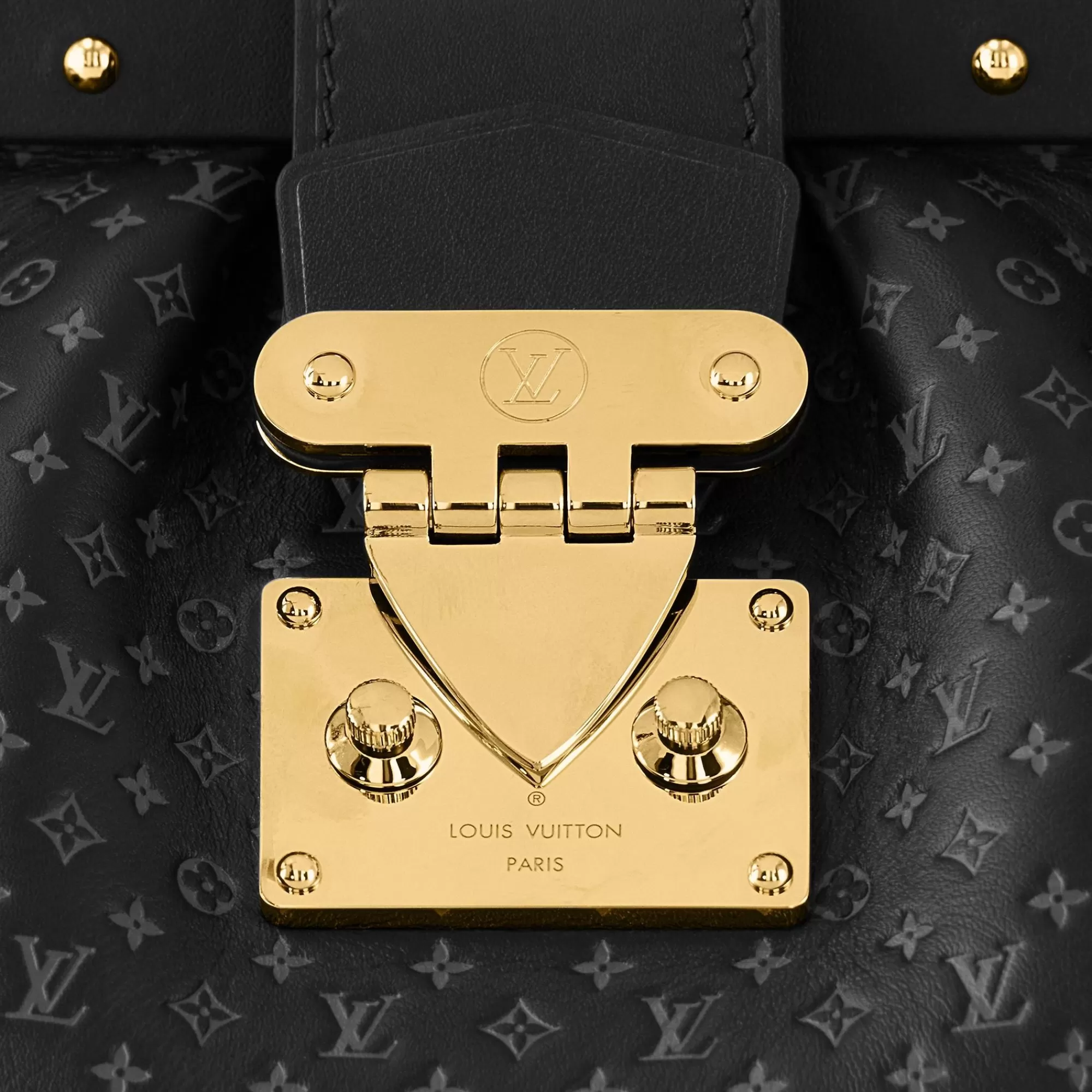 Sale Louis Vuitton Monogram Clutch Black