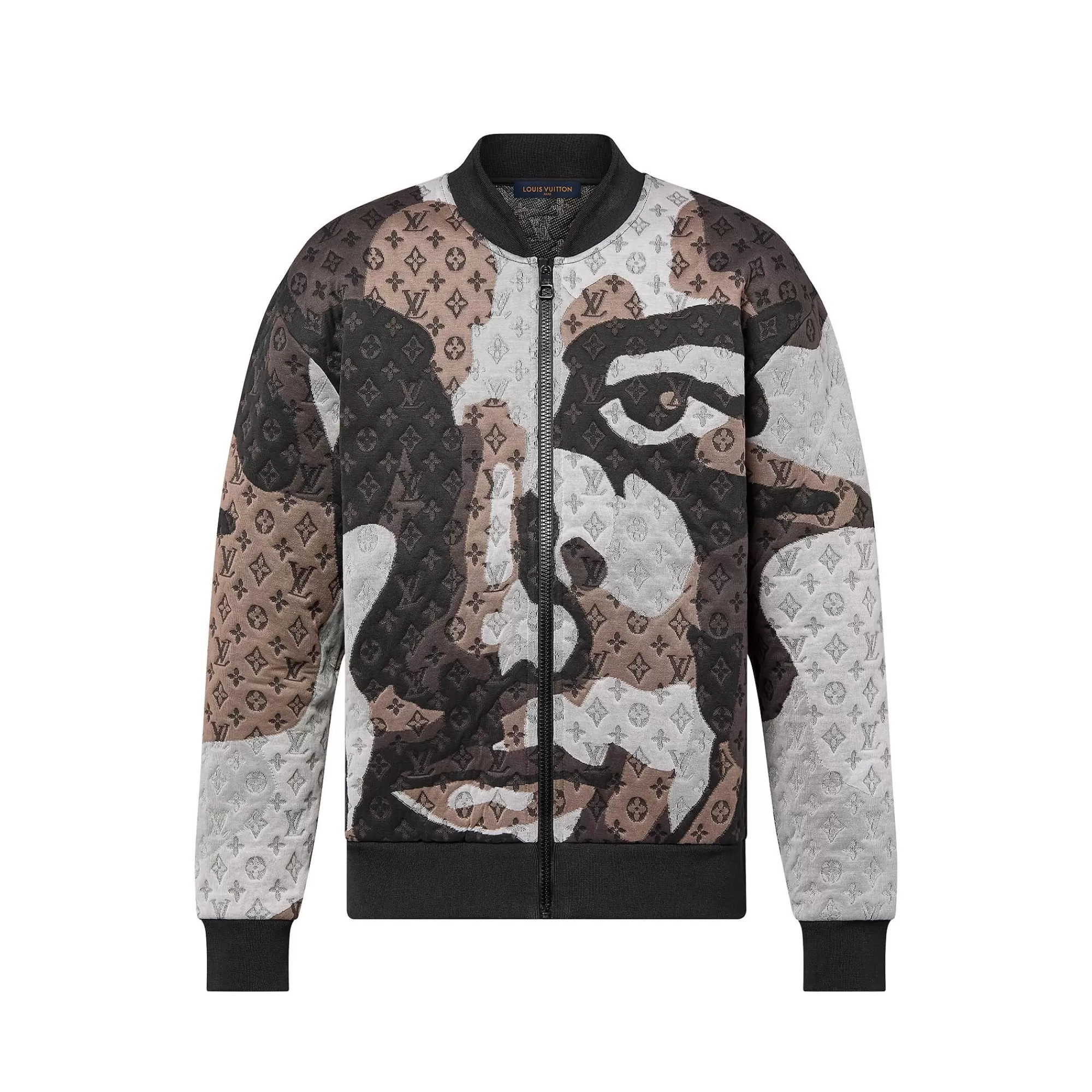 New Louis Vuitton Monogram Cotton Jersey Bomber