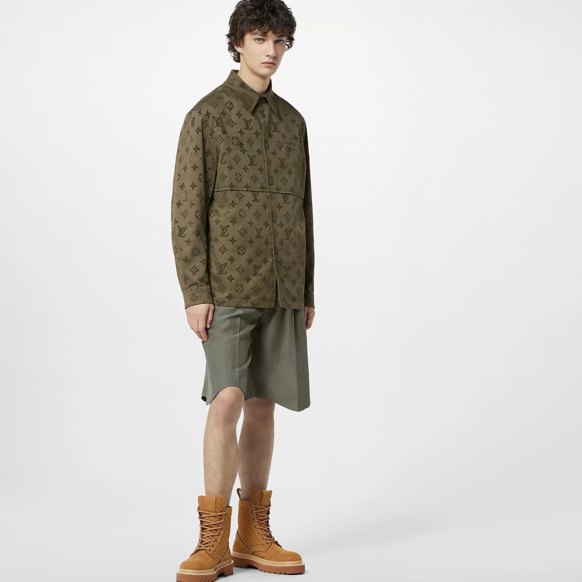 Hot Louis Vuitton Monogram Cotton Overshirt