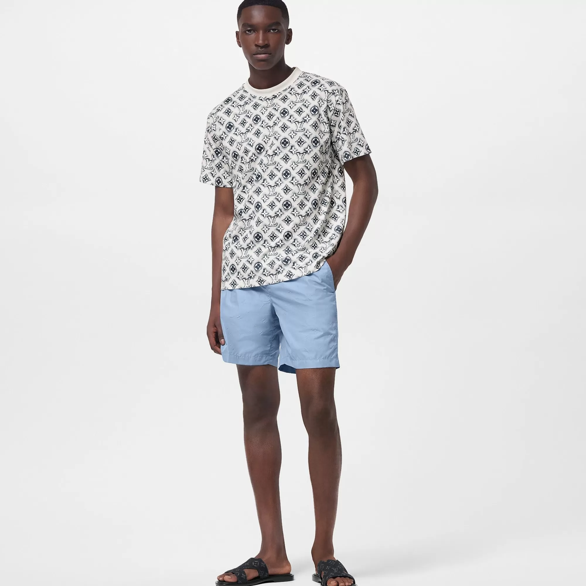 Outlet Louis Vuitton Monogram Cotton T-Shirt