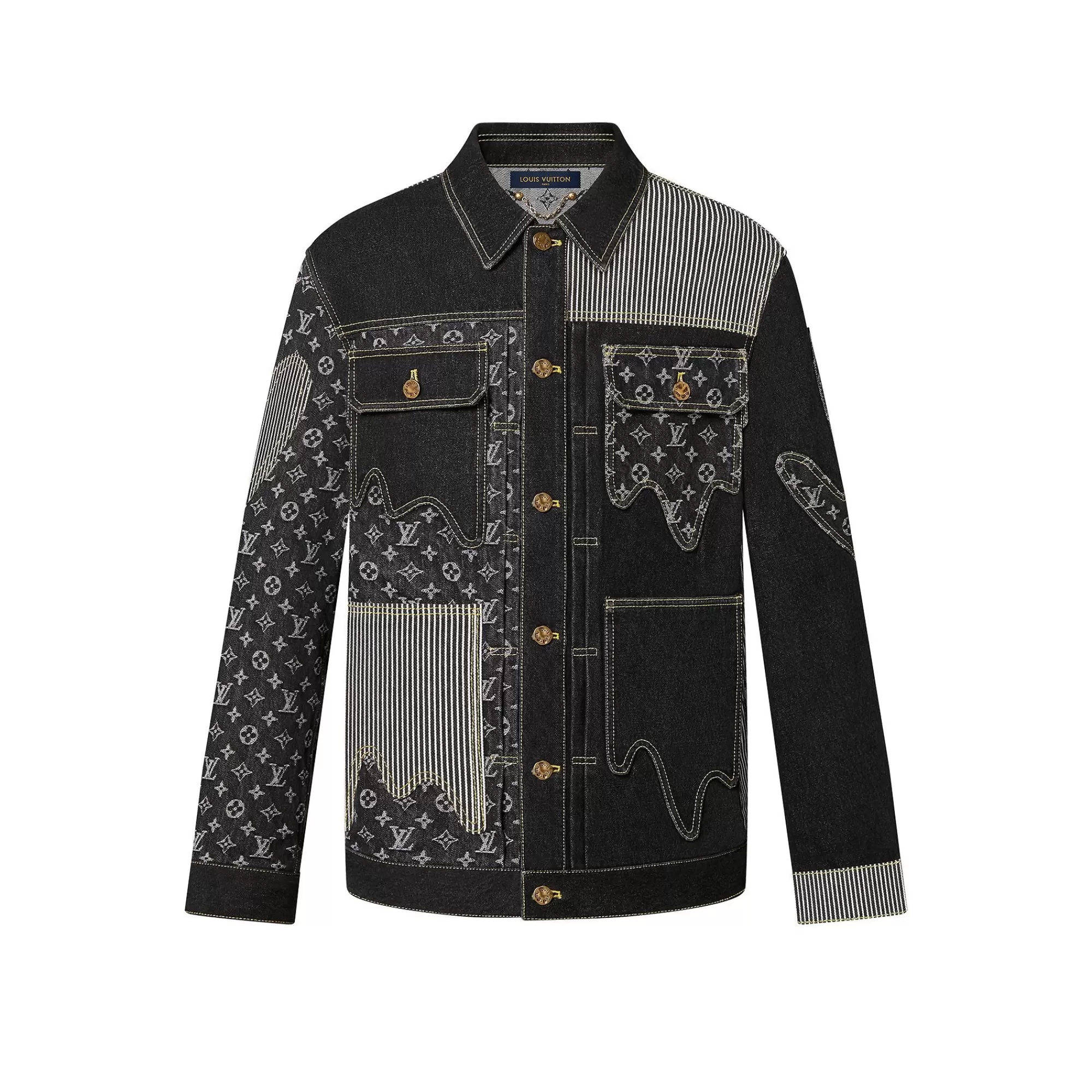 Flash Sale Louis Vuitton Monogram Crazy Denim Workwear Jacket