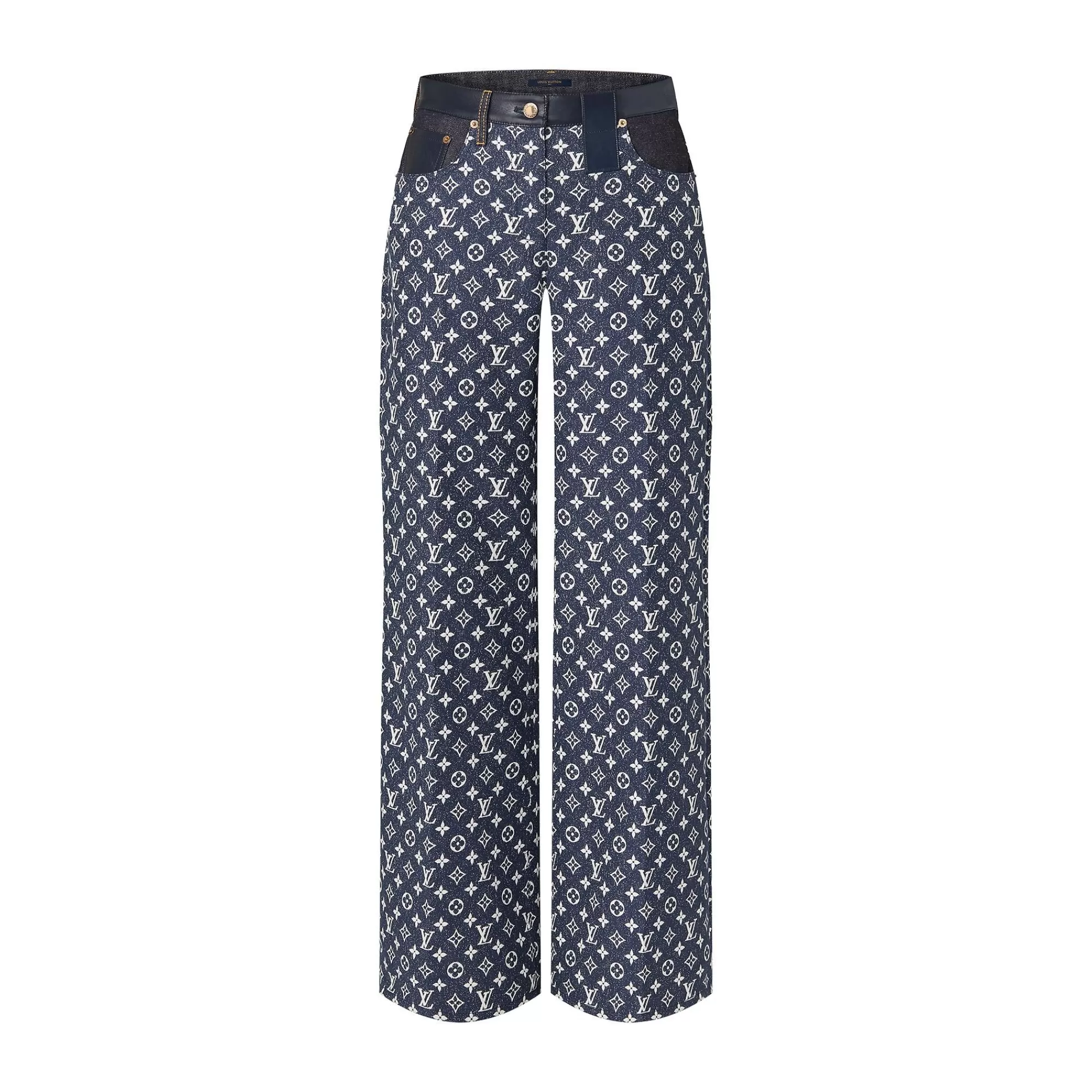 Discount Louis Vuitton Monogram Denim Bootcut Jeans