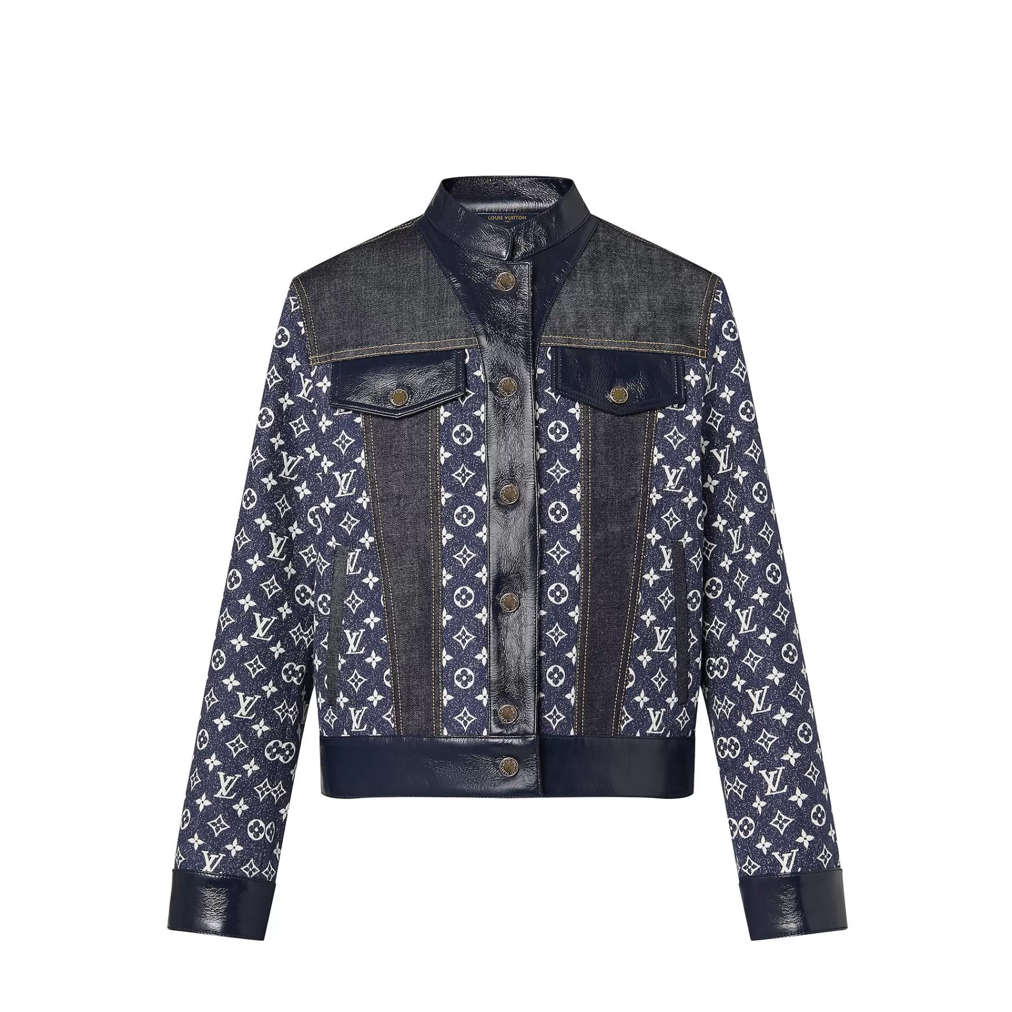 Shop Louis Vuitton Monogram Denim Jacket