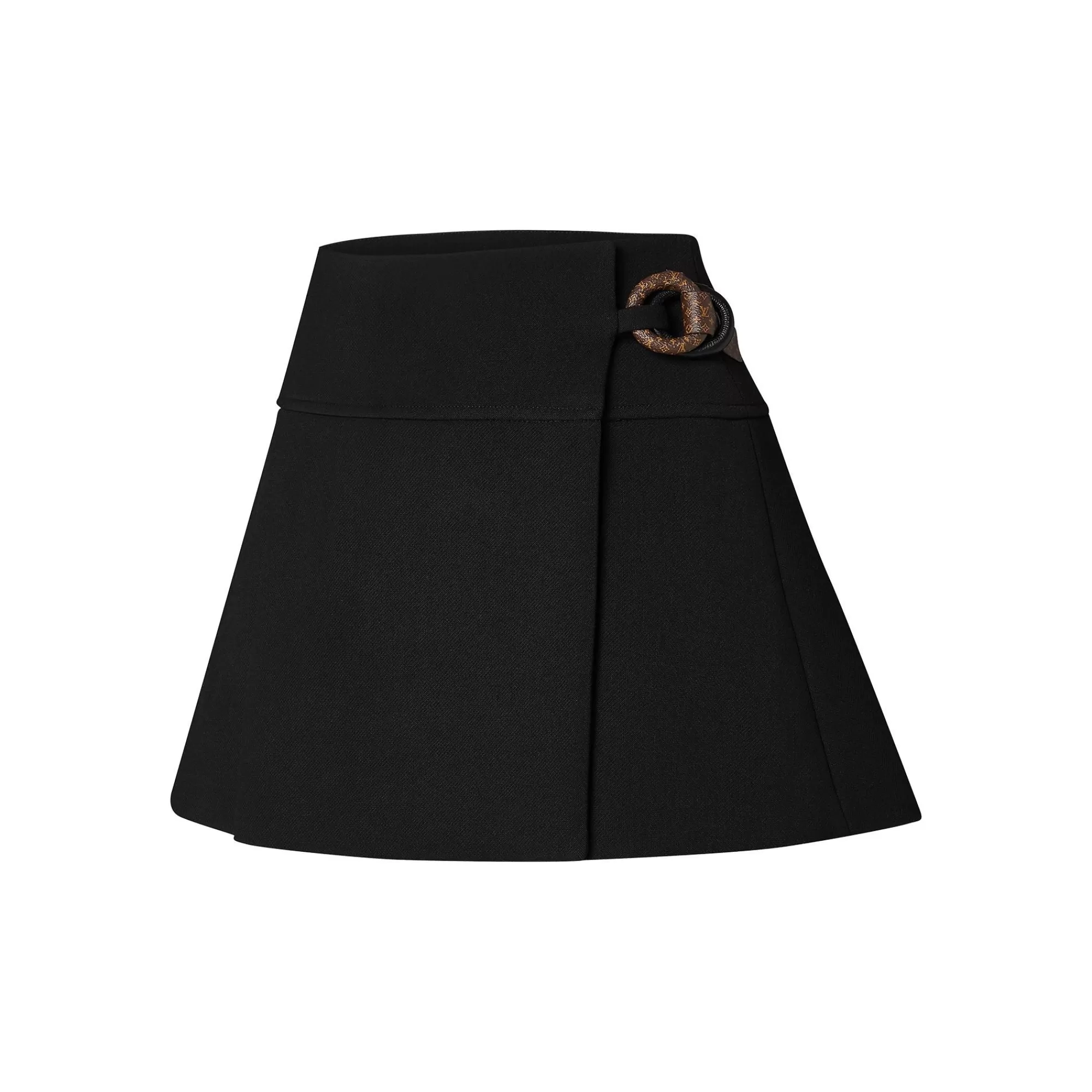 Sale Louis Vuitton Monogram Double Ring Mini Wrap Skirt