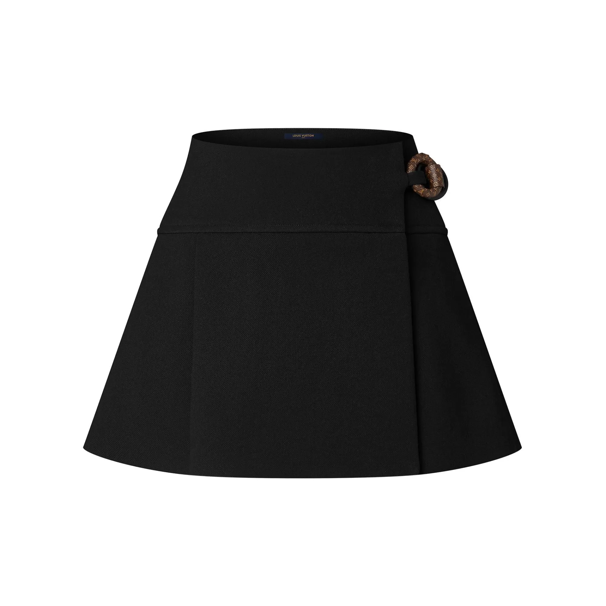 Sale Louis Vuitton Monogram Double Ring Mini Wrap Skirt