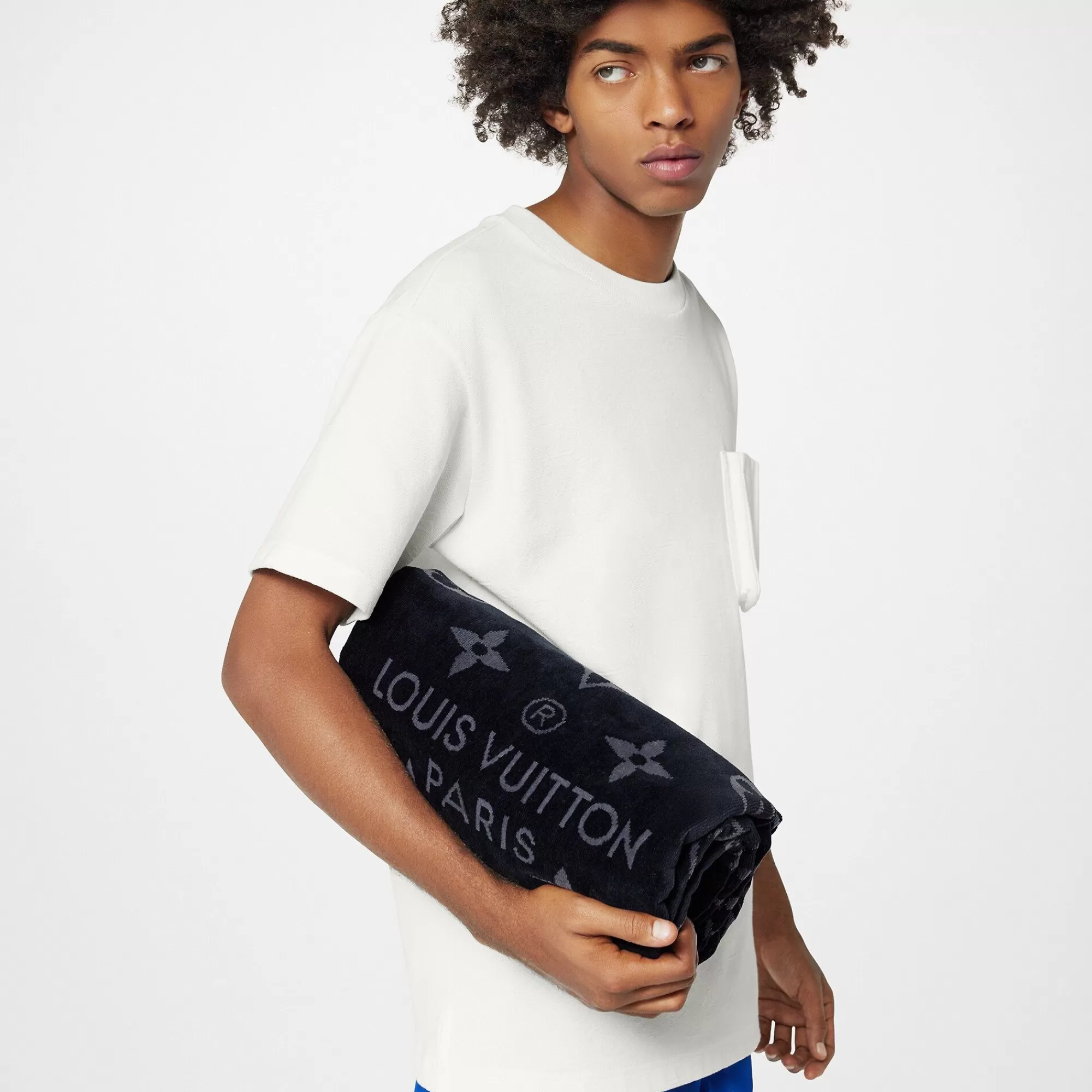 Hot Louis Vuitton Monogram Eclipse Beach Towel