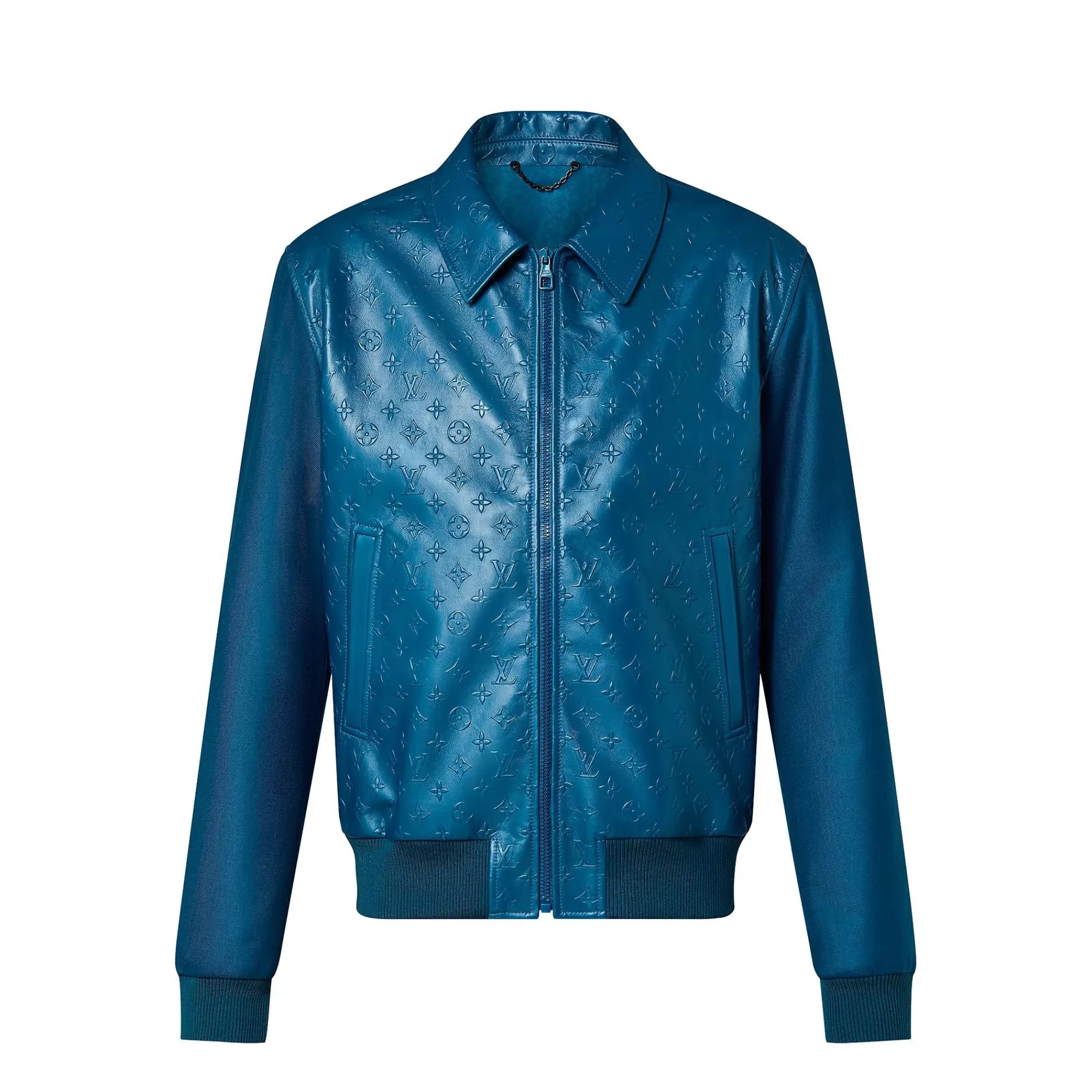 Best Louis Vuitton Monogram Embossed Leather And Wool Blouson Gibraltar Sea