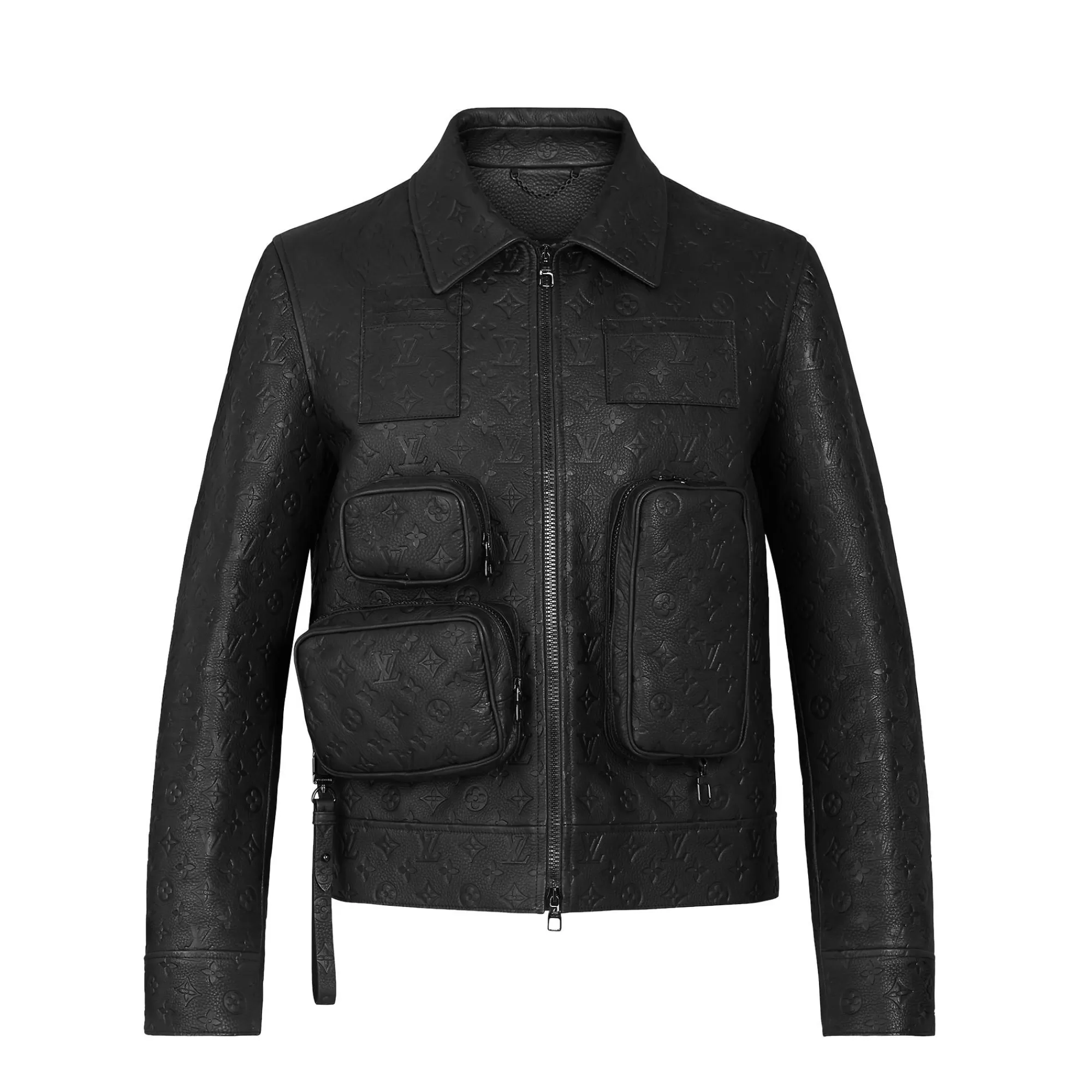 Clearance Louis Vuitton Monogram Embossed Utility Jacket