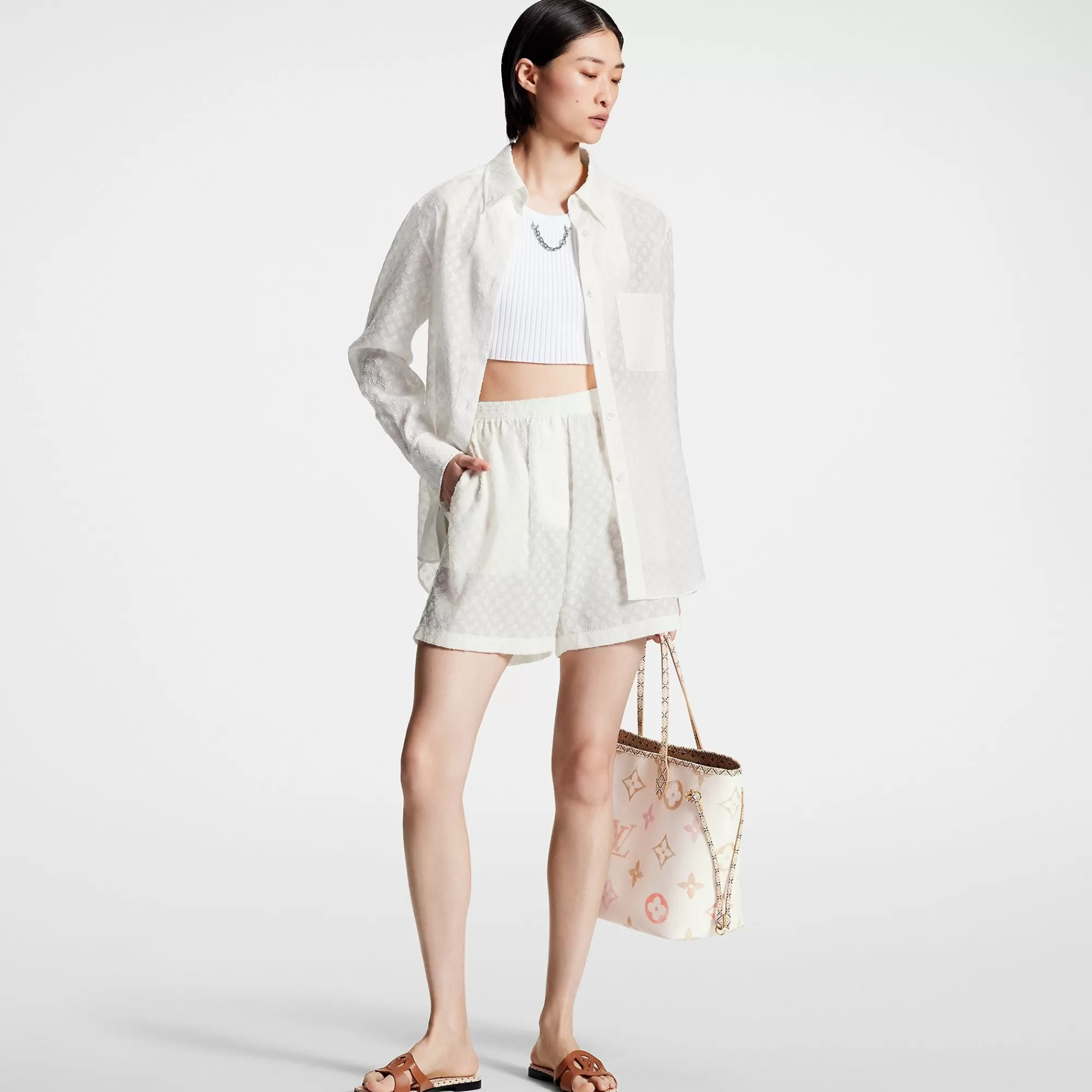Store Louis Vuitton Monogram Fil Coupe Pajama Shorts