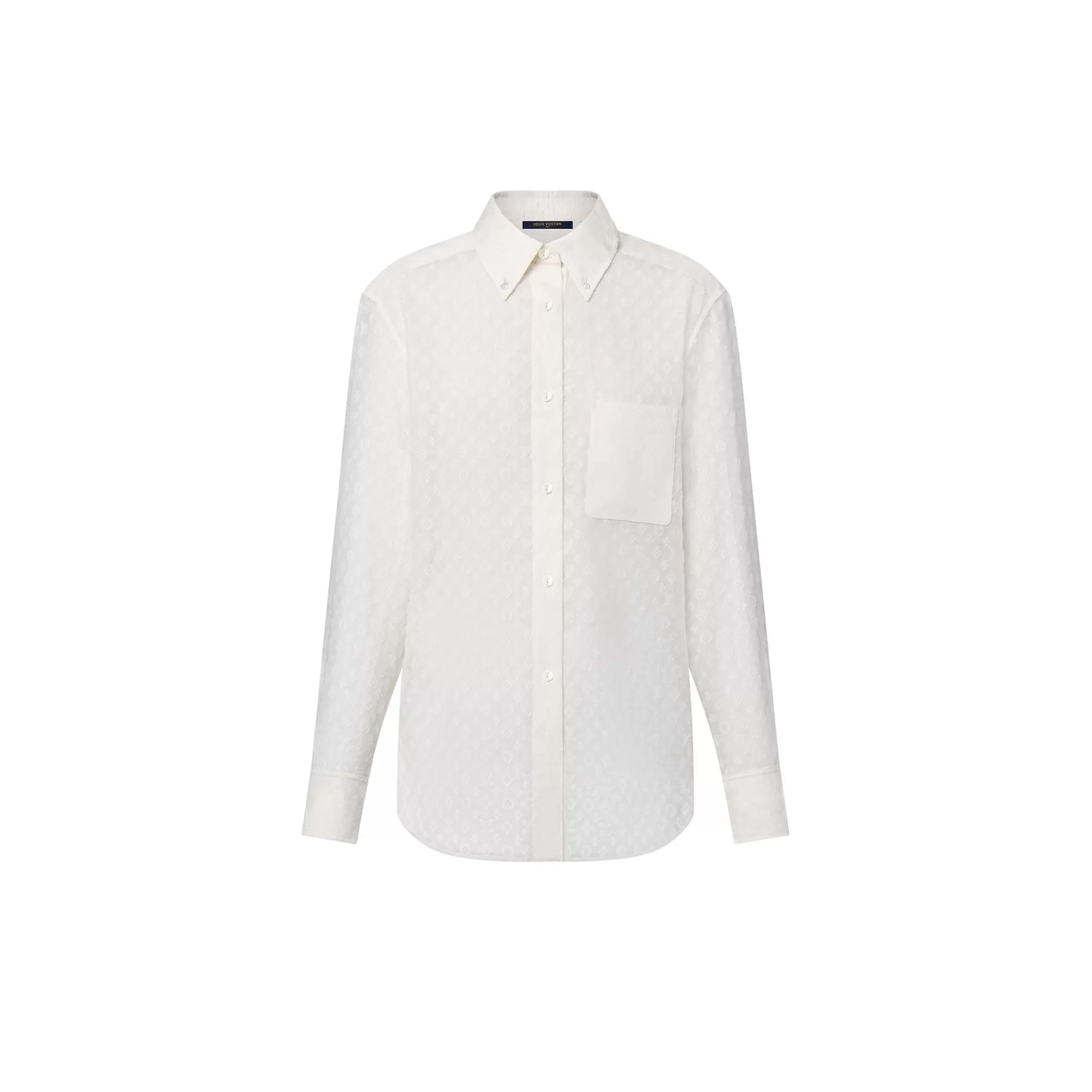 Fashion Louis Vuitton Monogram Fil Coupe Shirt