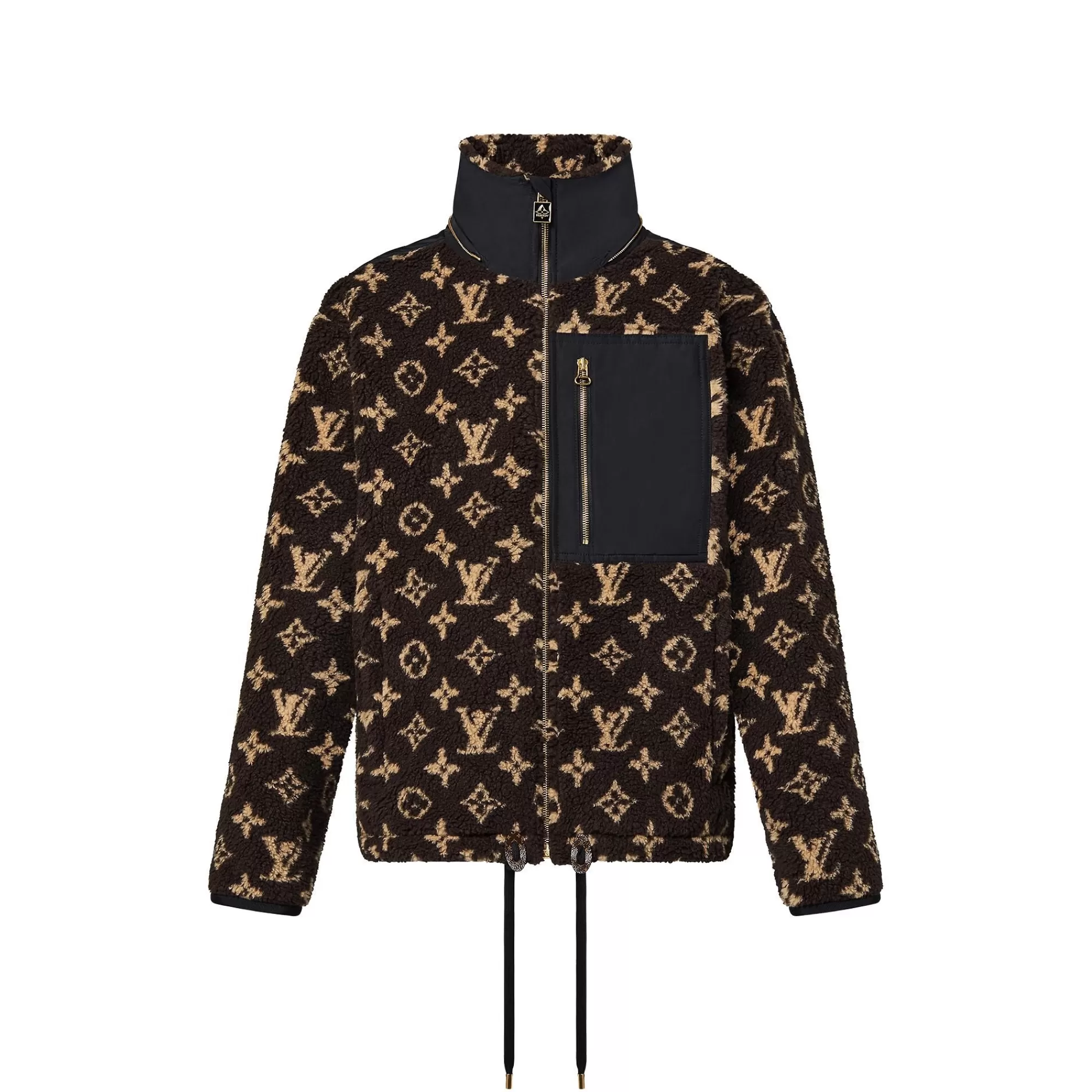 Shop Louis Vuitton Monogram Fleece Parka
