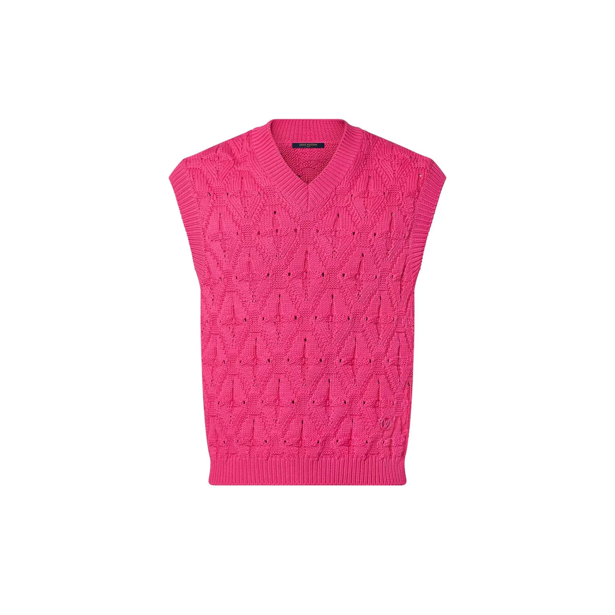 Cheap Louis Vuitton Monogram Flower Cotton Knit Vest