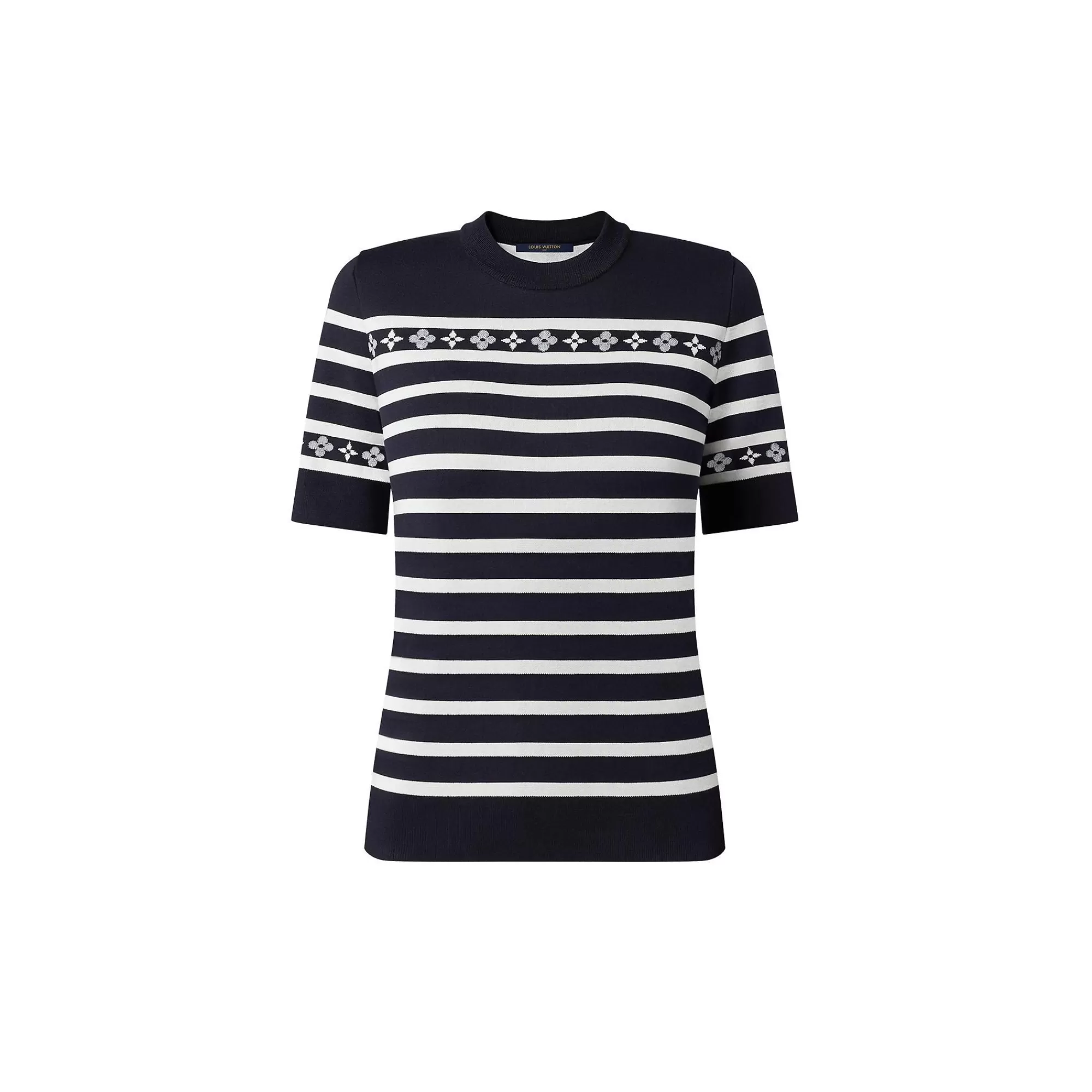 Cheap Louis Vuitton Monogram Flower Mariniere Knit Top